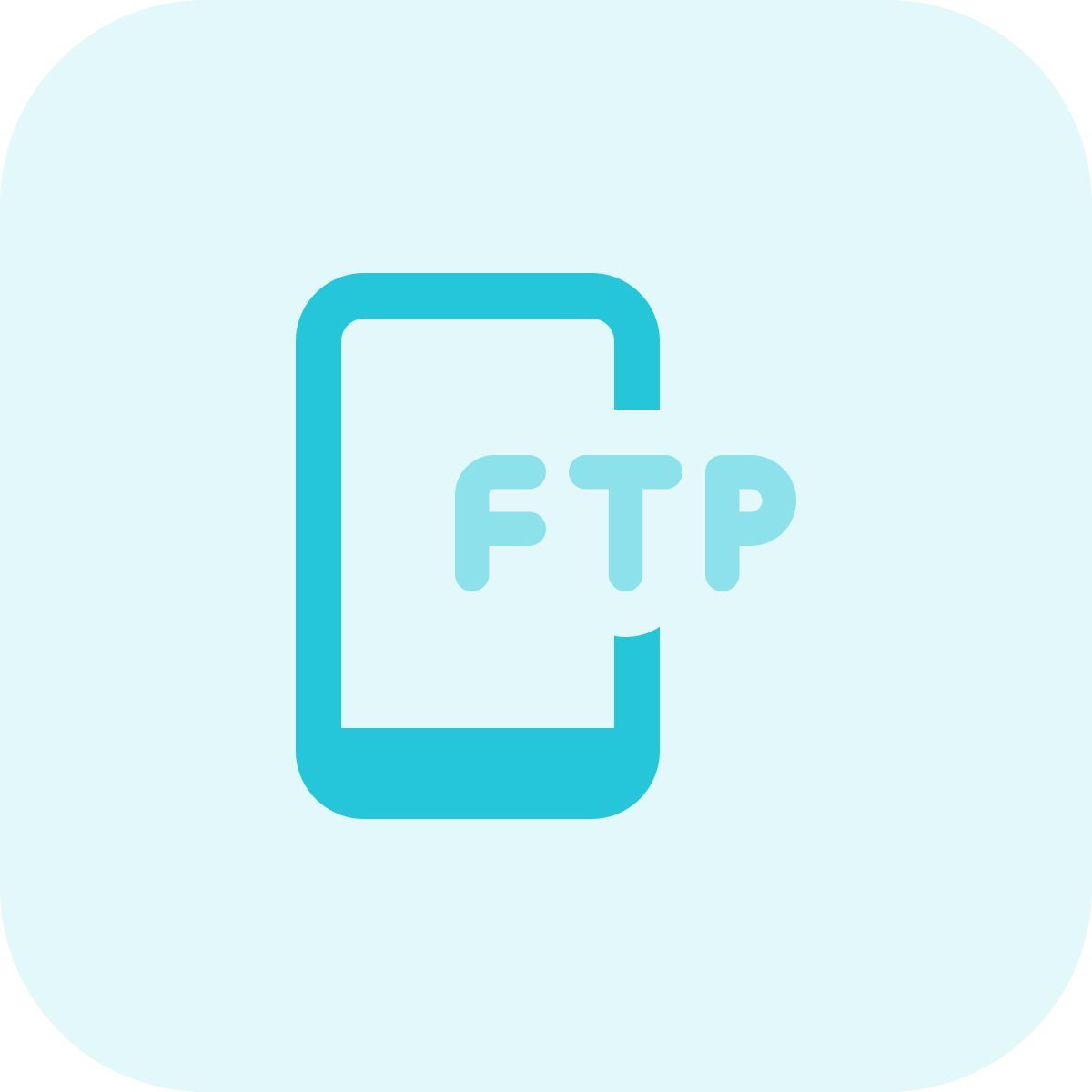 mobile ftp icon