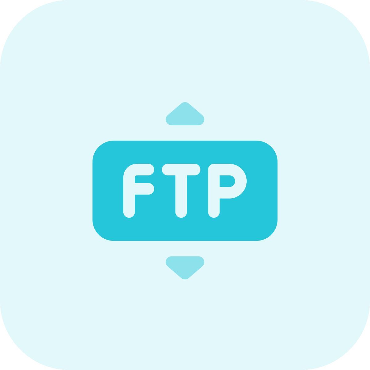 ftp up down icon