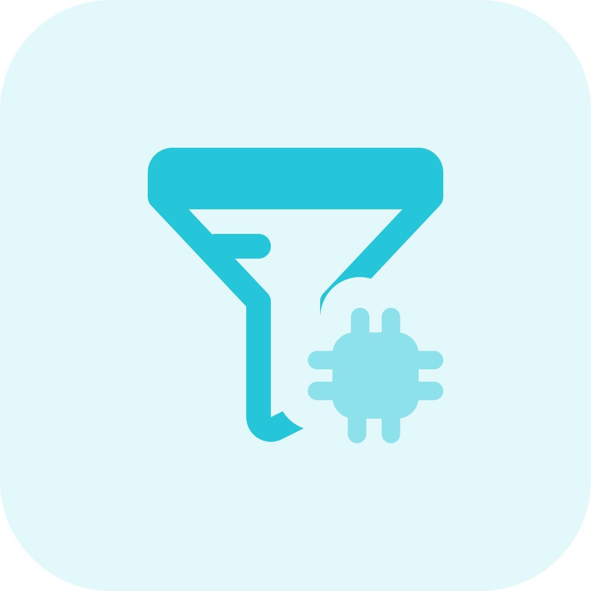 microprocessor filter icon