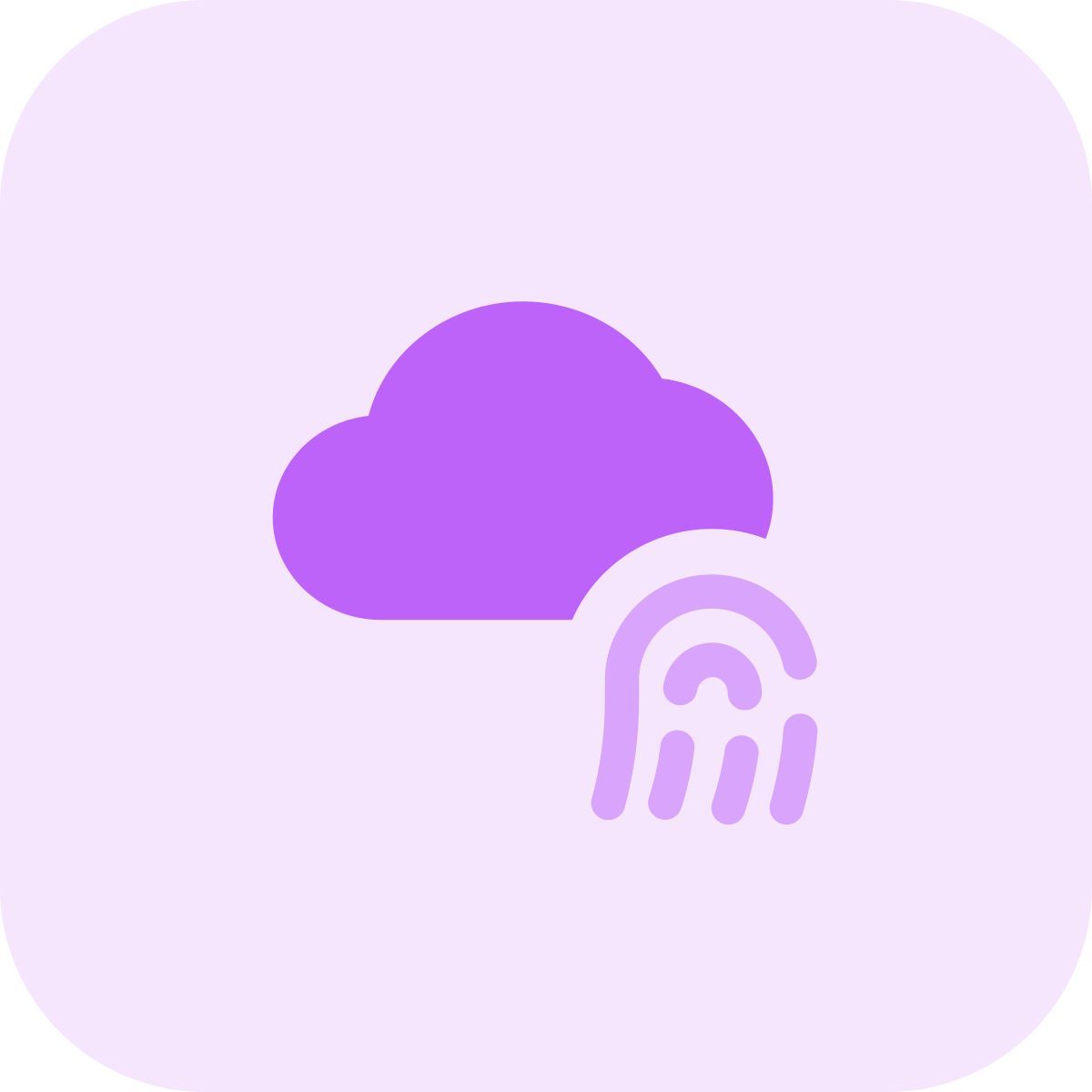 Biometria cloud icon