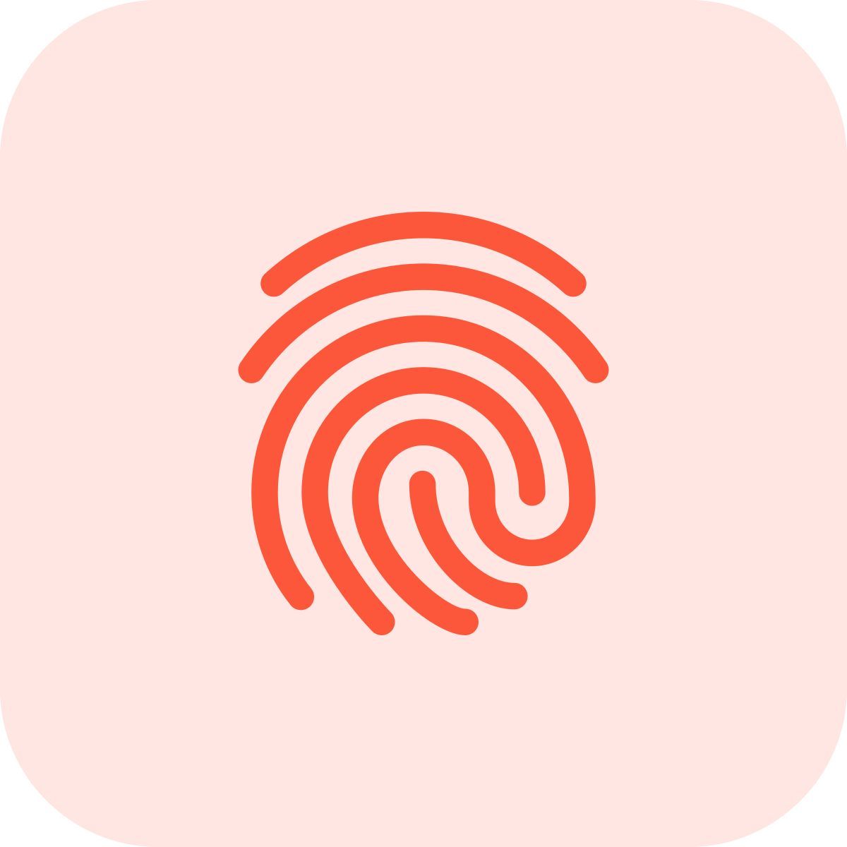 fingerprint icon