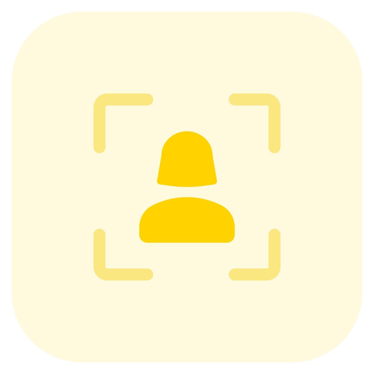 focusing on a female user profile picture for the social media layout icon