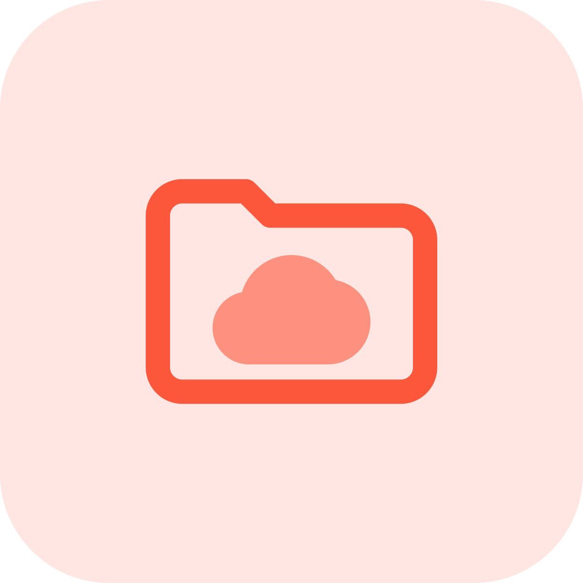 クラウドフォルダ icon