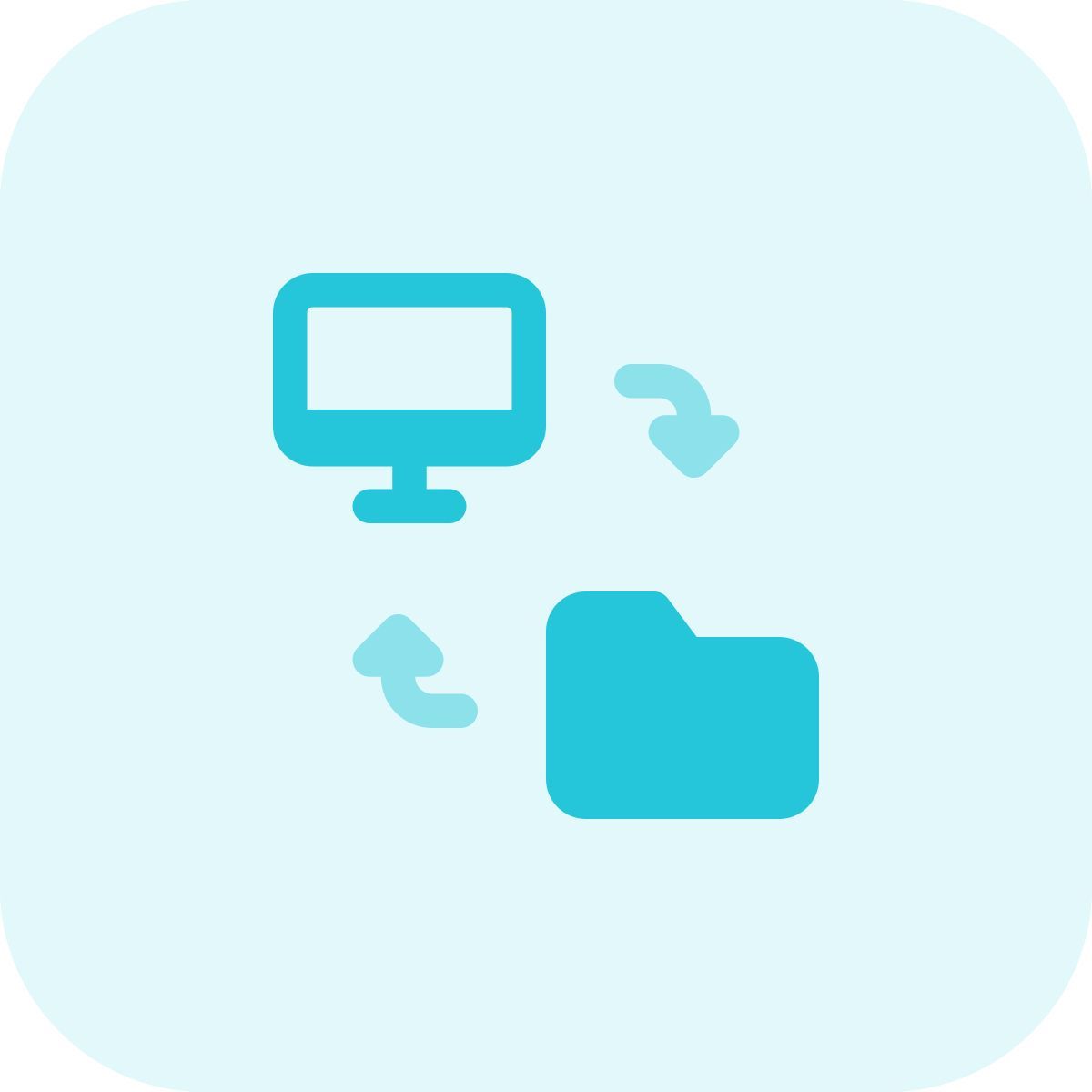 folder to desktop icon
