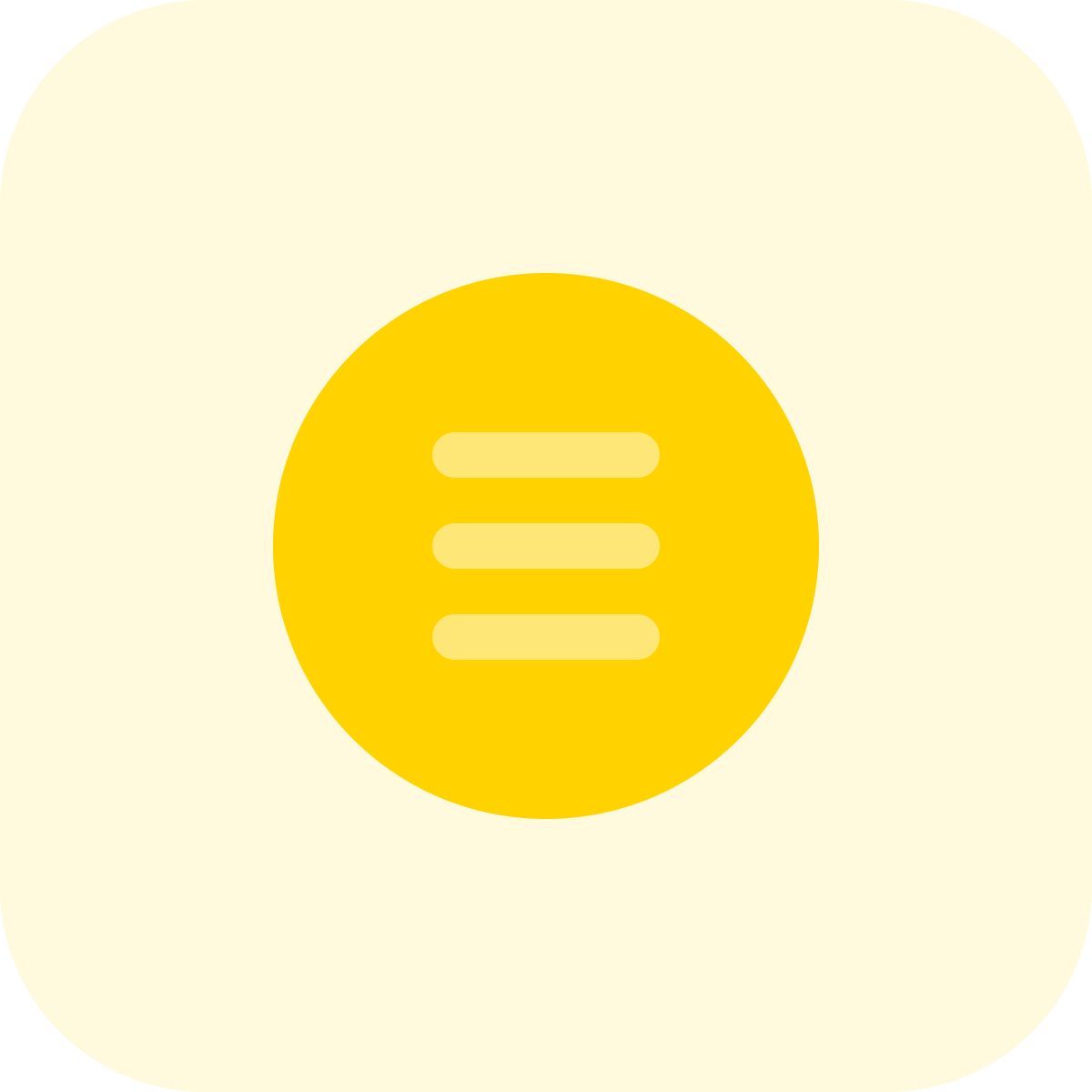 Hamburger Menu icon