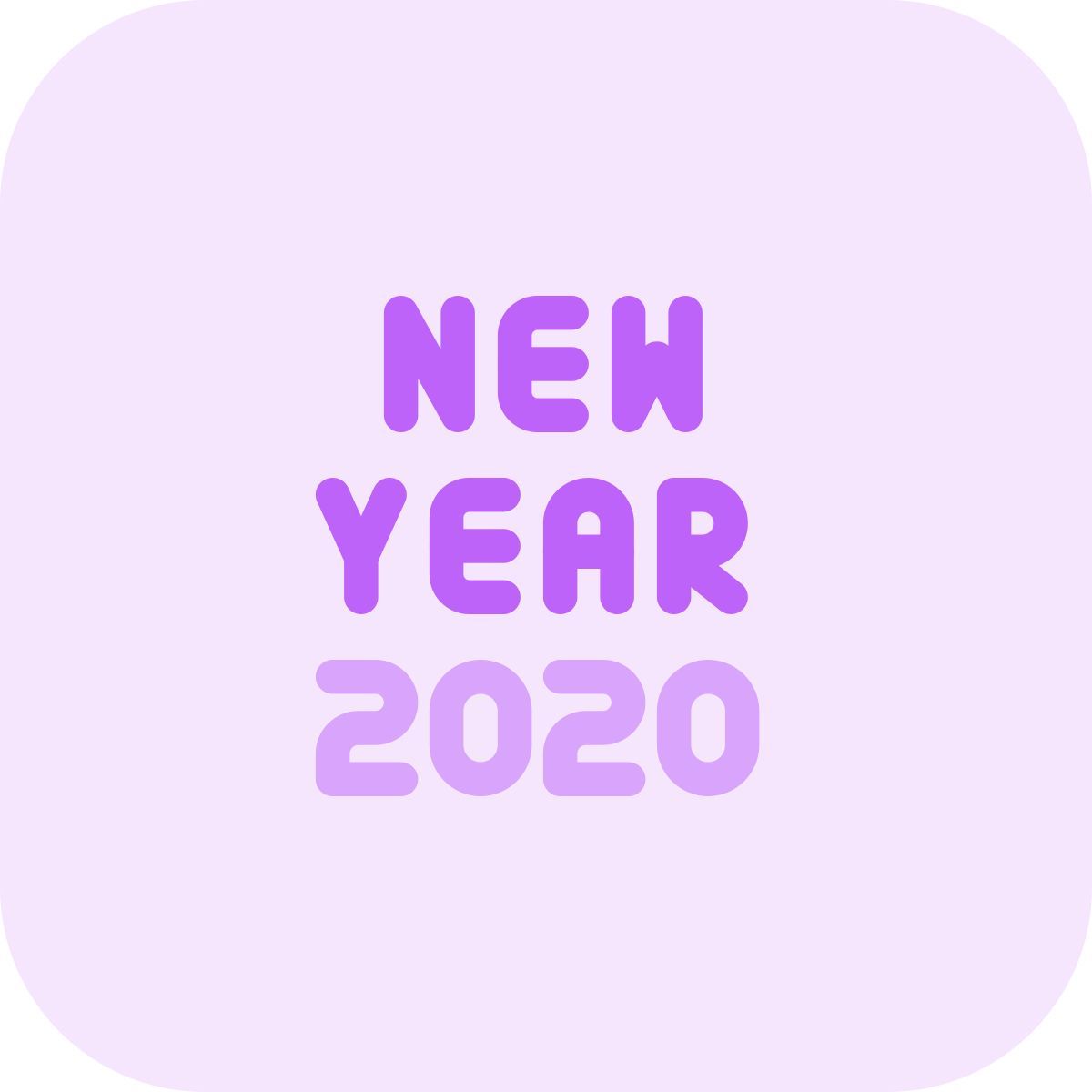 neujahr 2020 icon