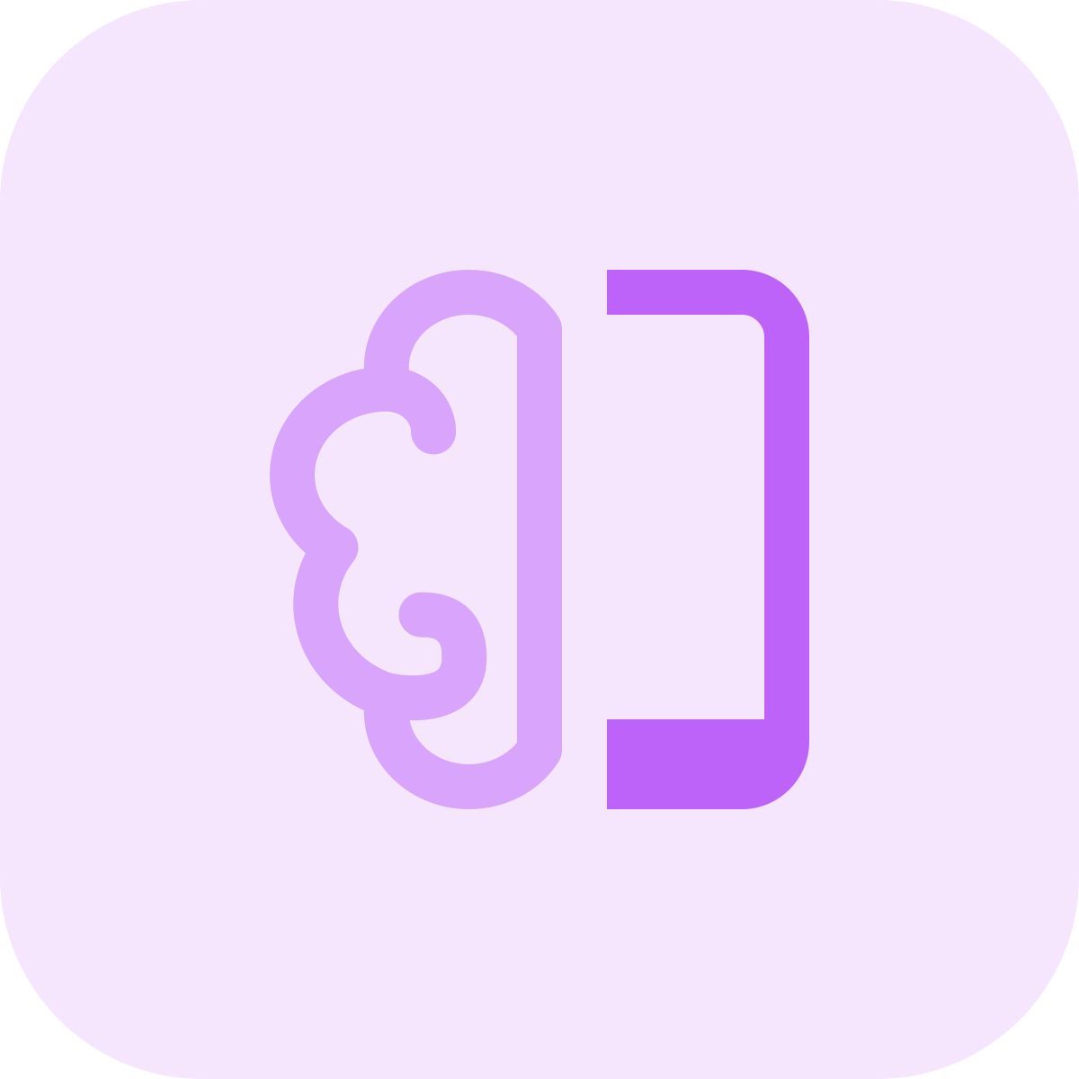 mobile brain icon