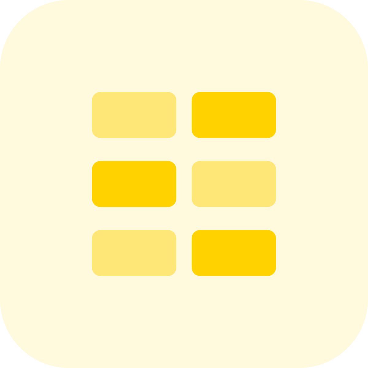 table grid layout icon