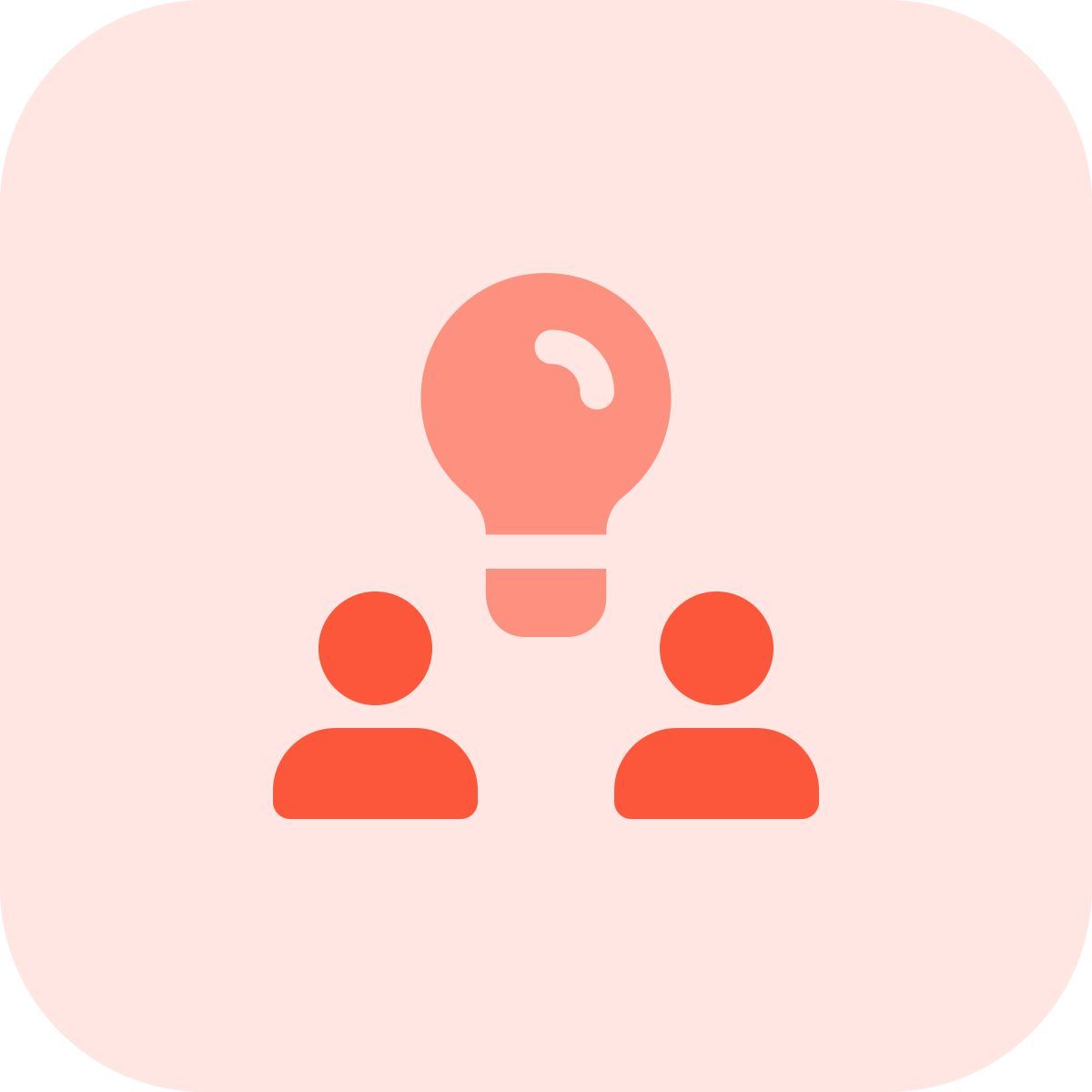 sharing ideas icon