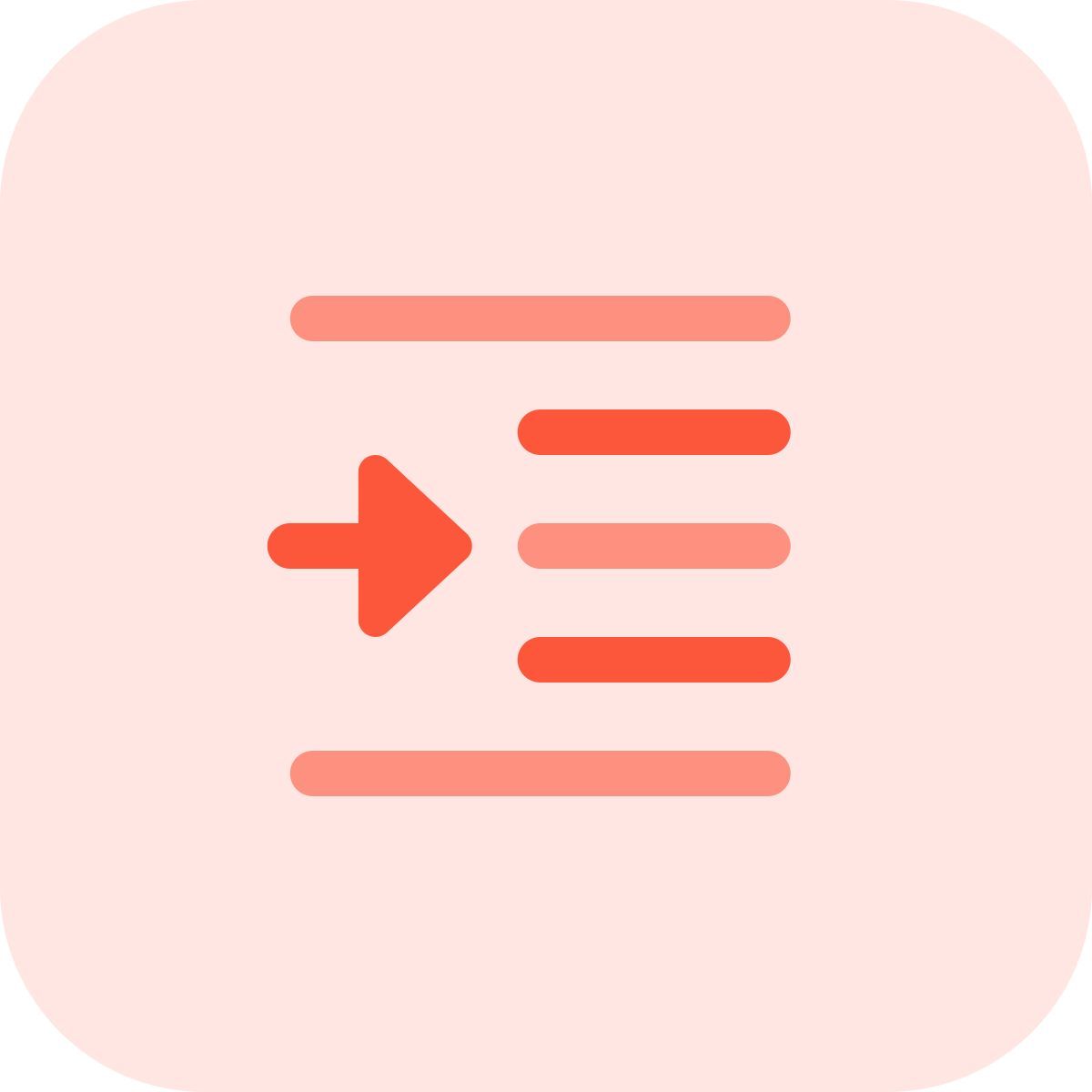 indent center left shift paragraph body arrow direction align increase margin icon