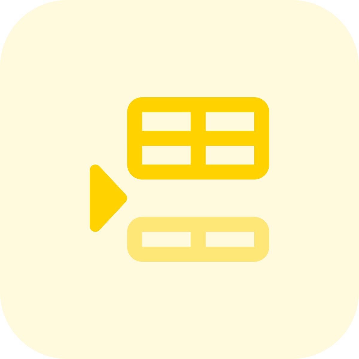insert row below icon