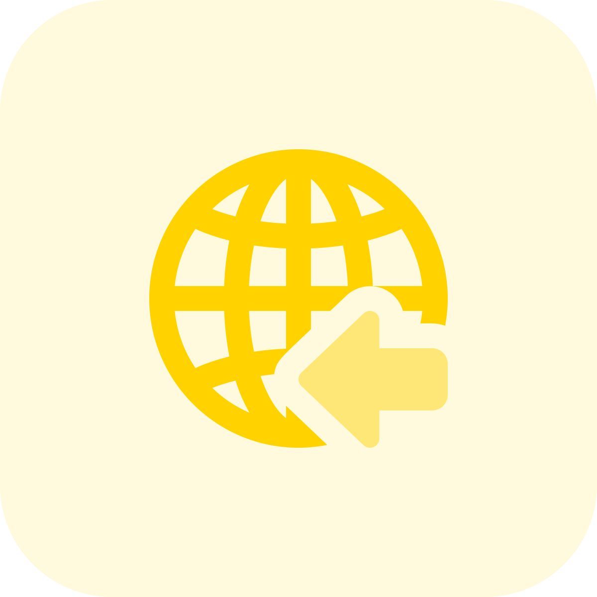 previous web page icon