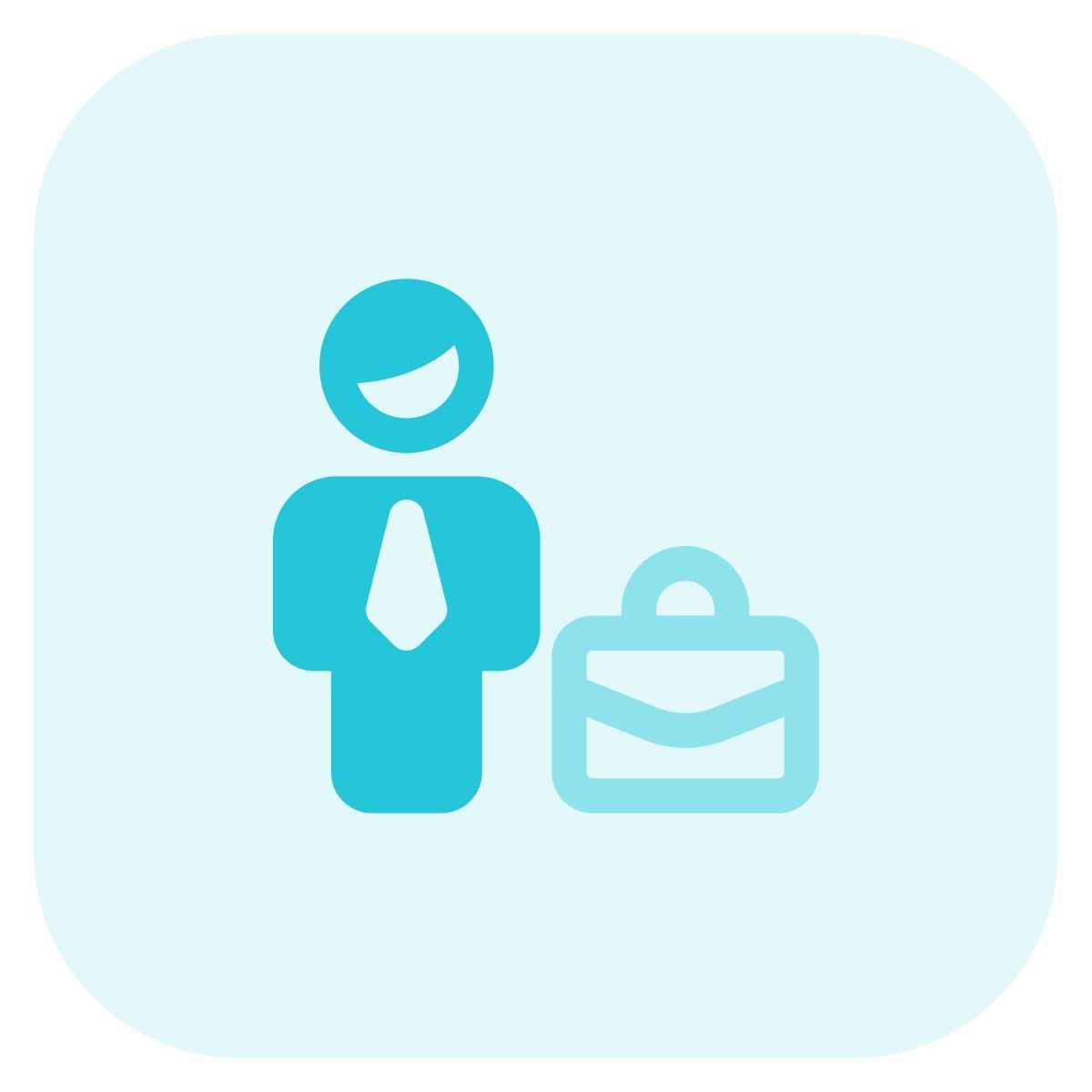 layout der job website für den einstieg in die belegschaft icon