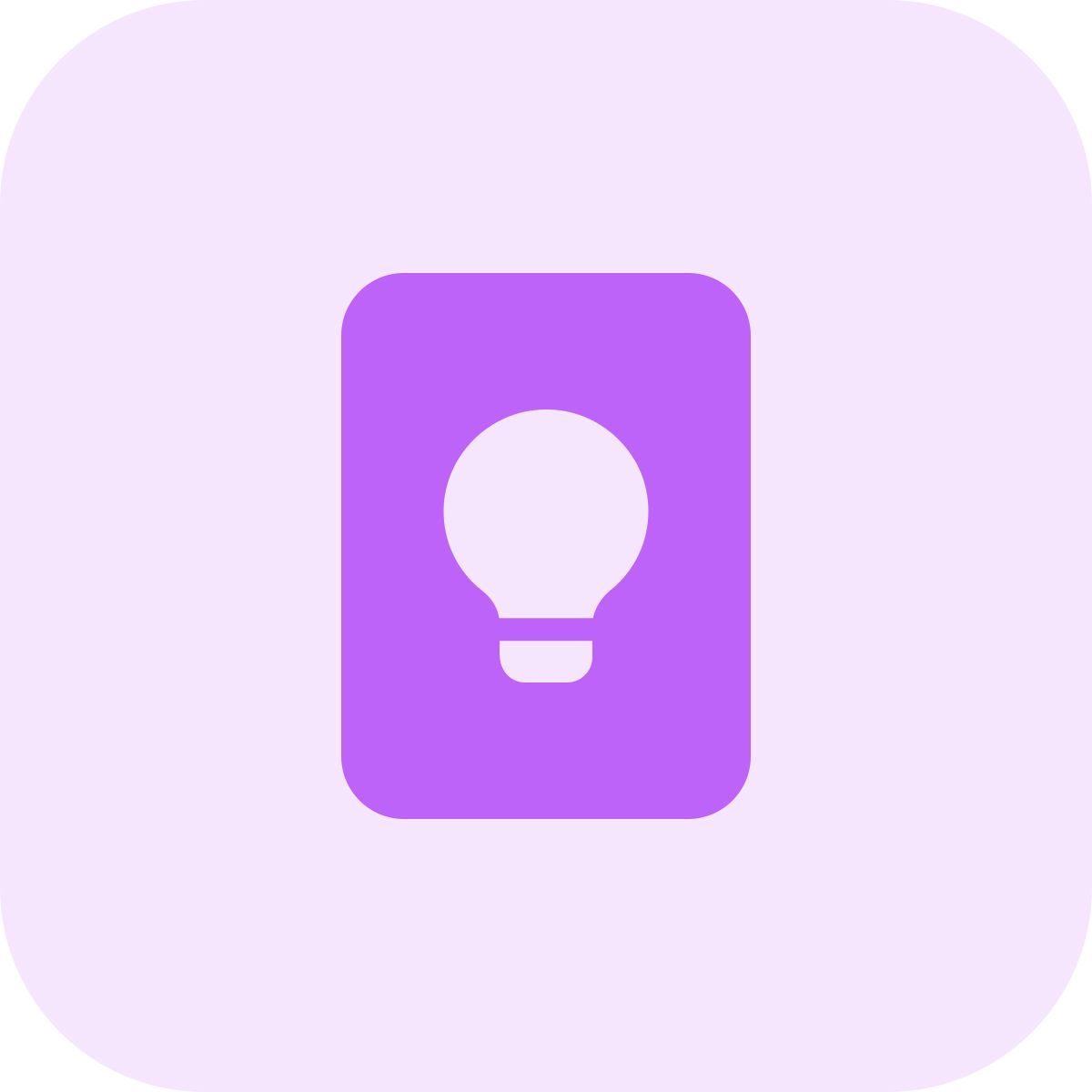 idea sheet icon