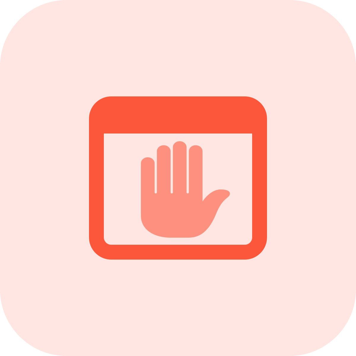 blocked website icon
