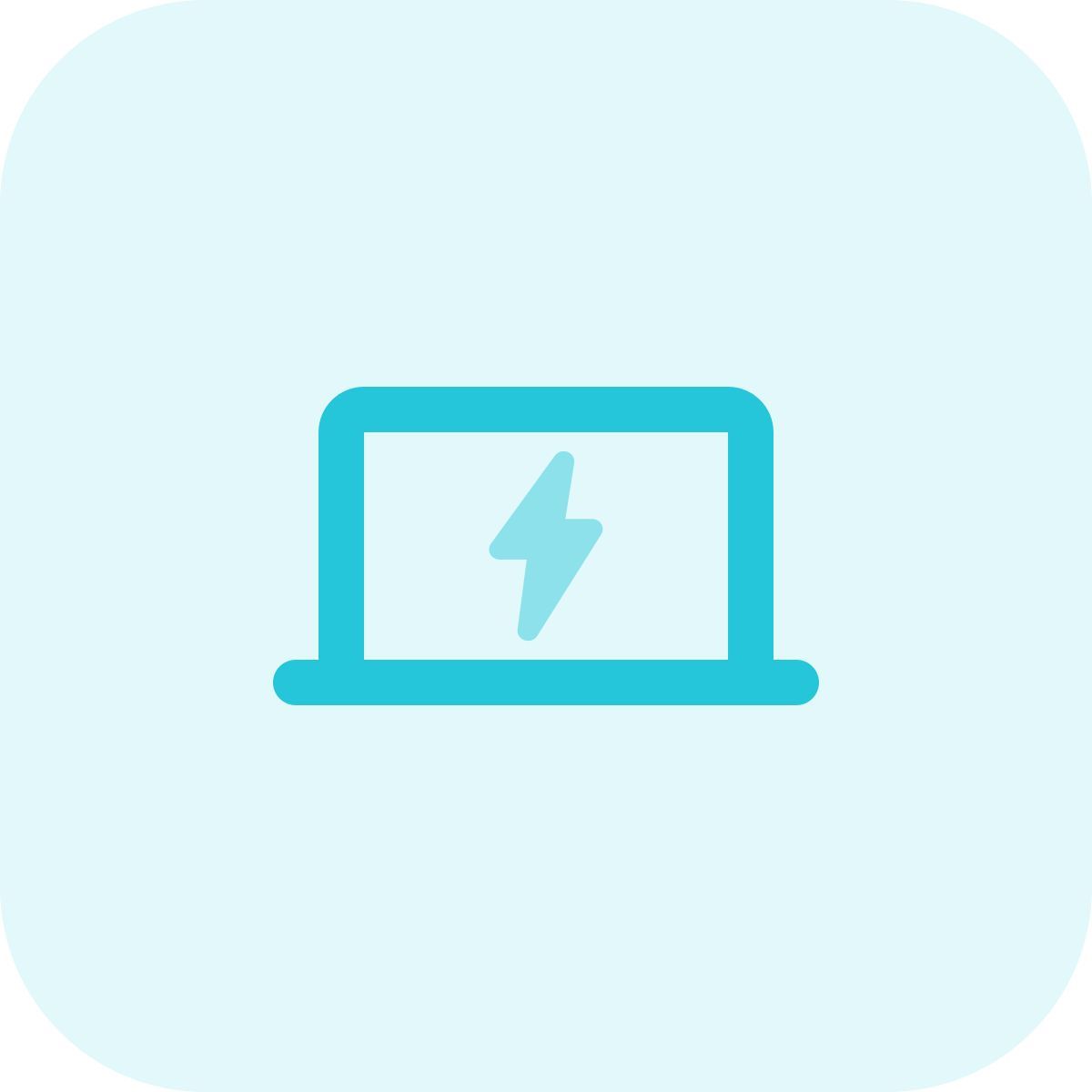 charging laptop icon