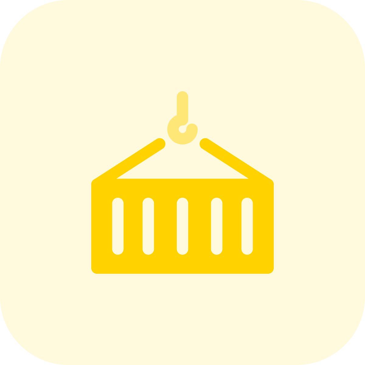 lifting container icon