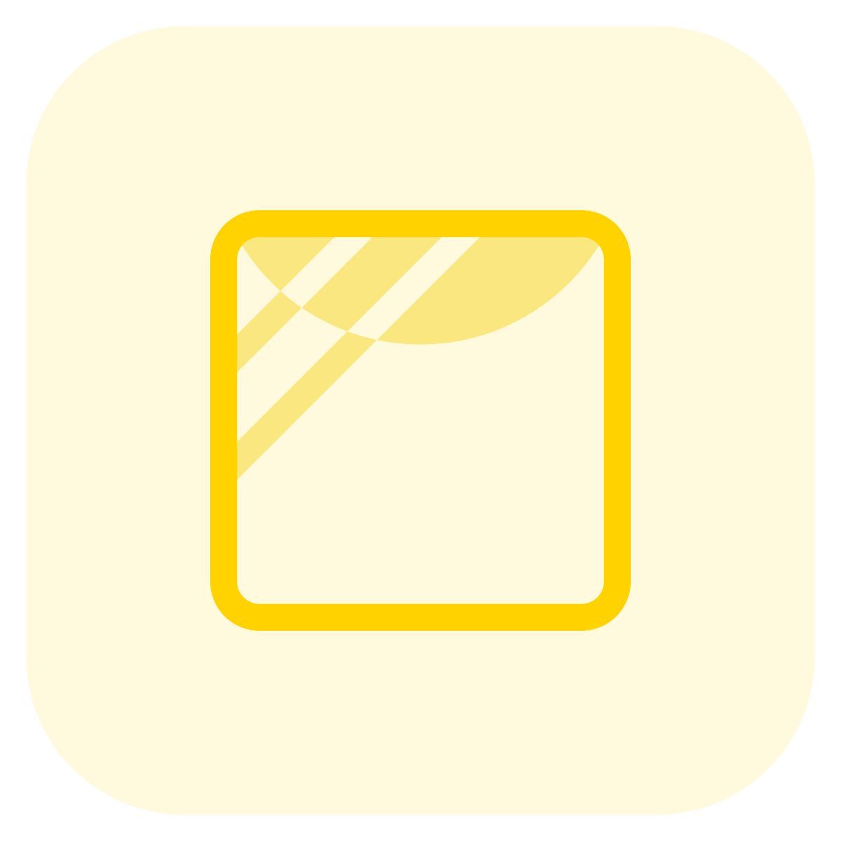 line dry in shade icon