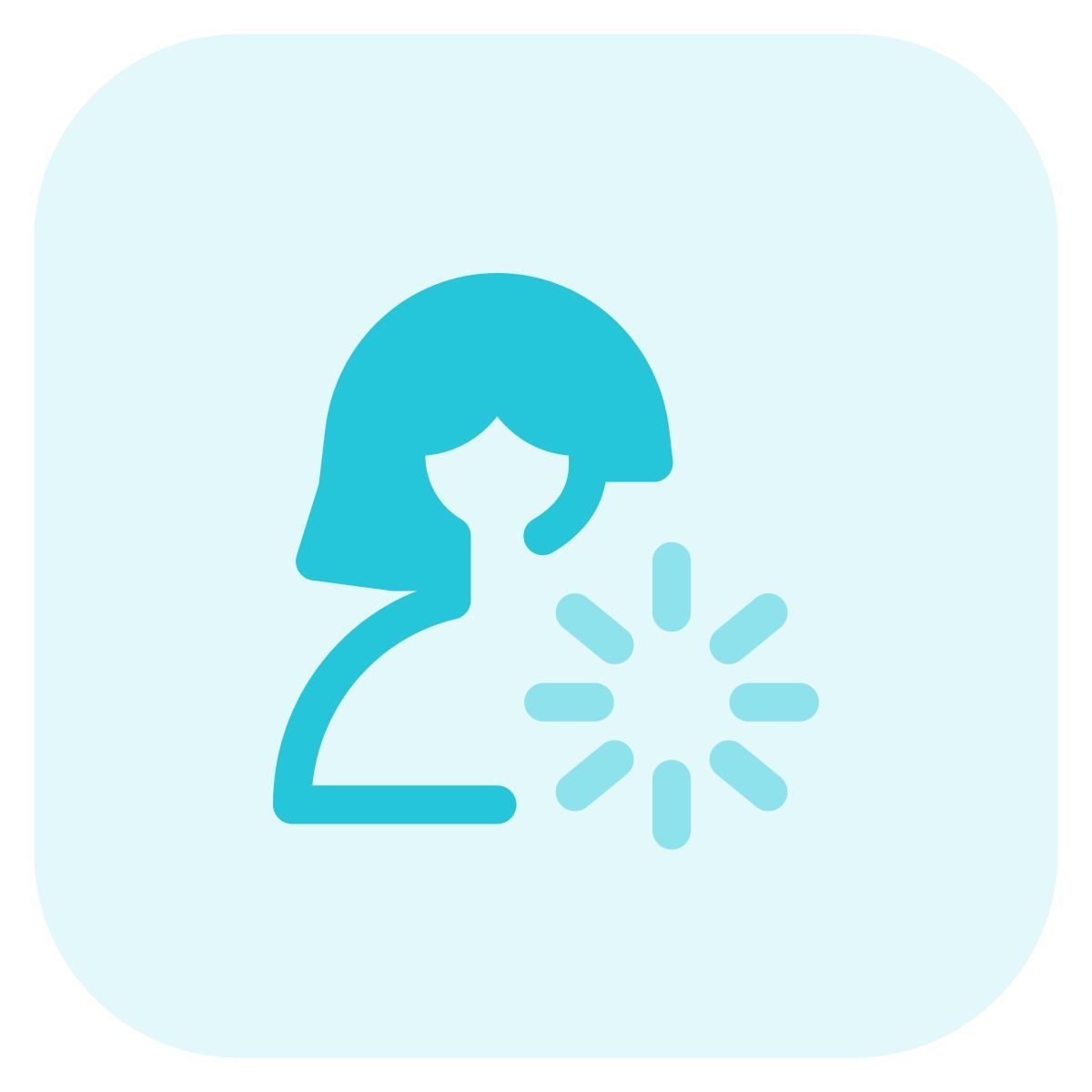loading screen for an application used by a single user icon