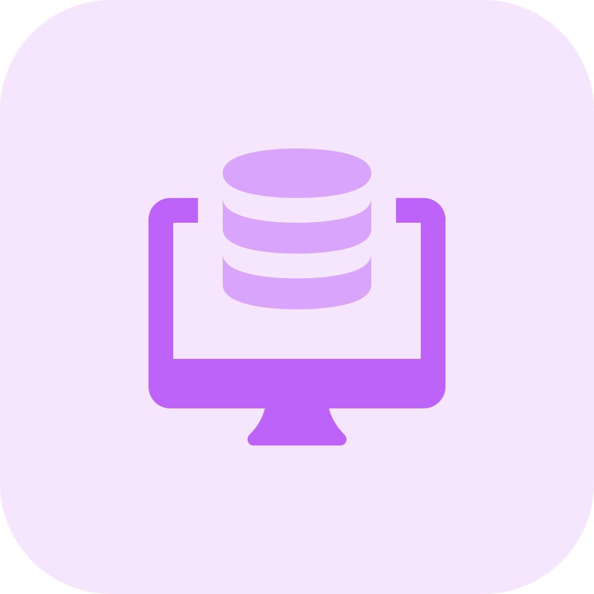 computer database icon
