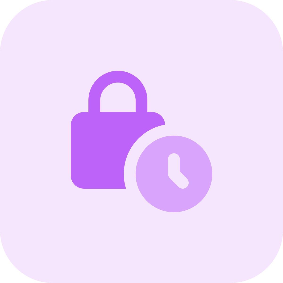 padlock timer icon