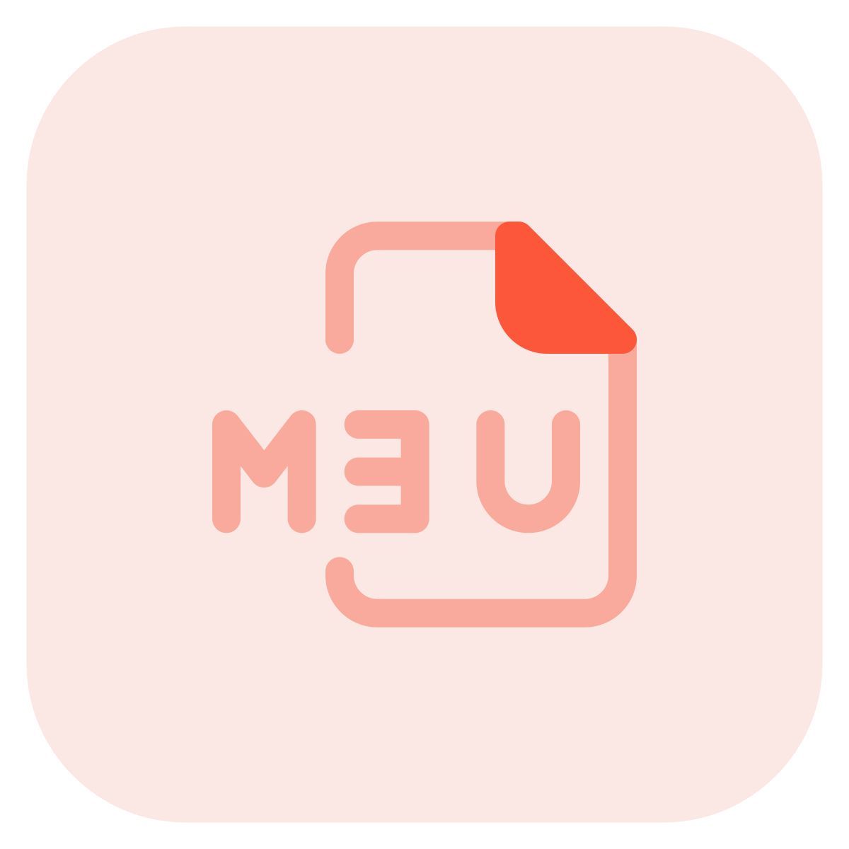 m3u datei icon