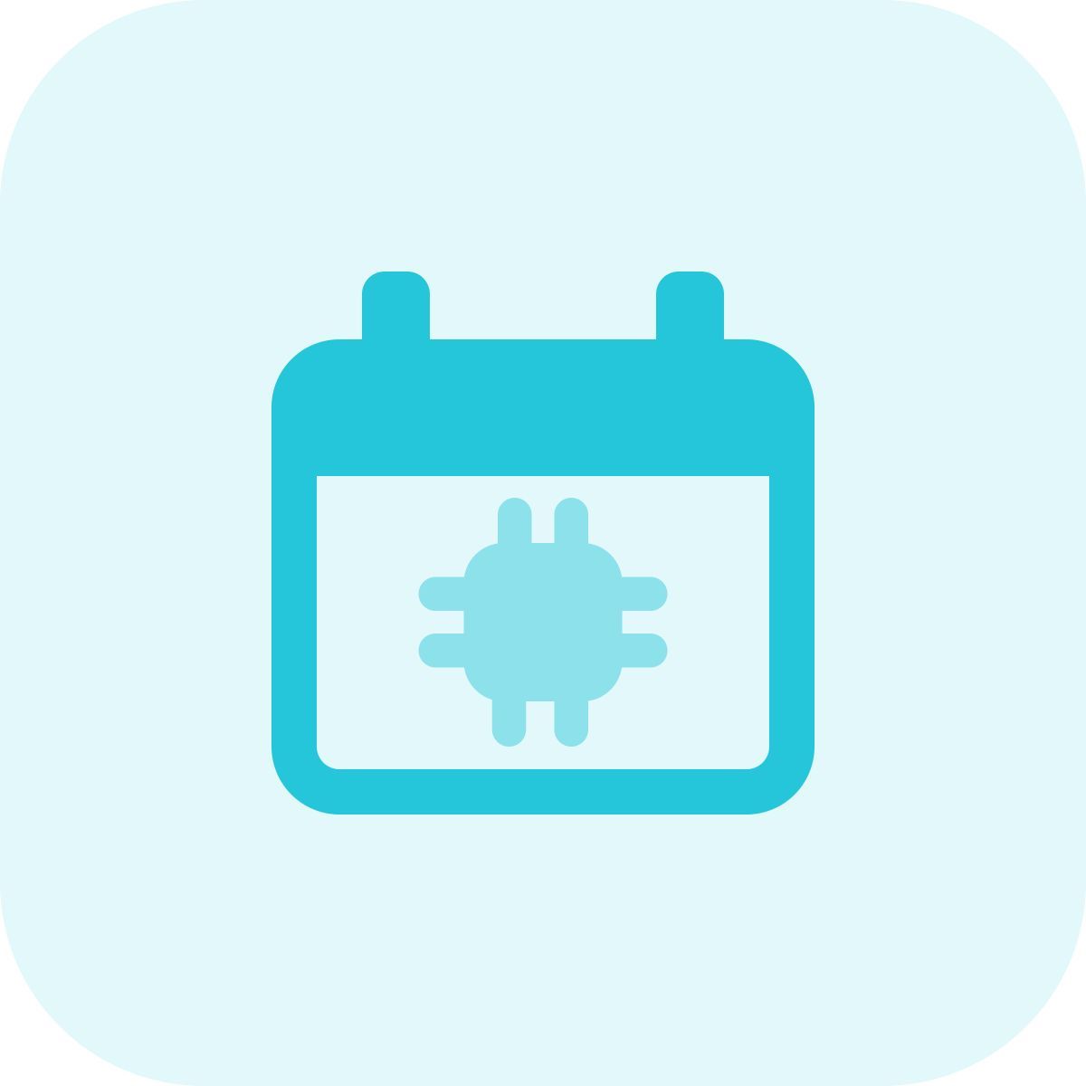 manufacturing schedule icon