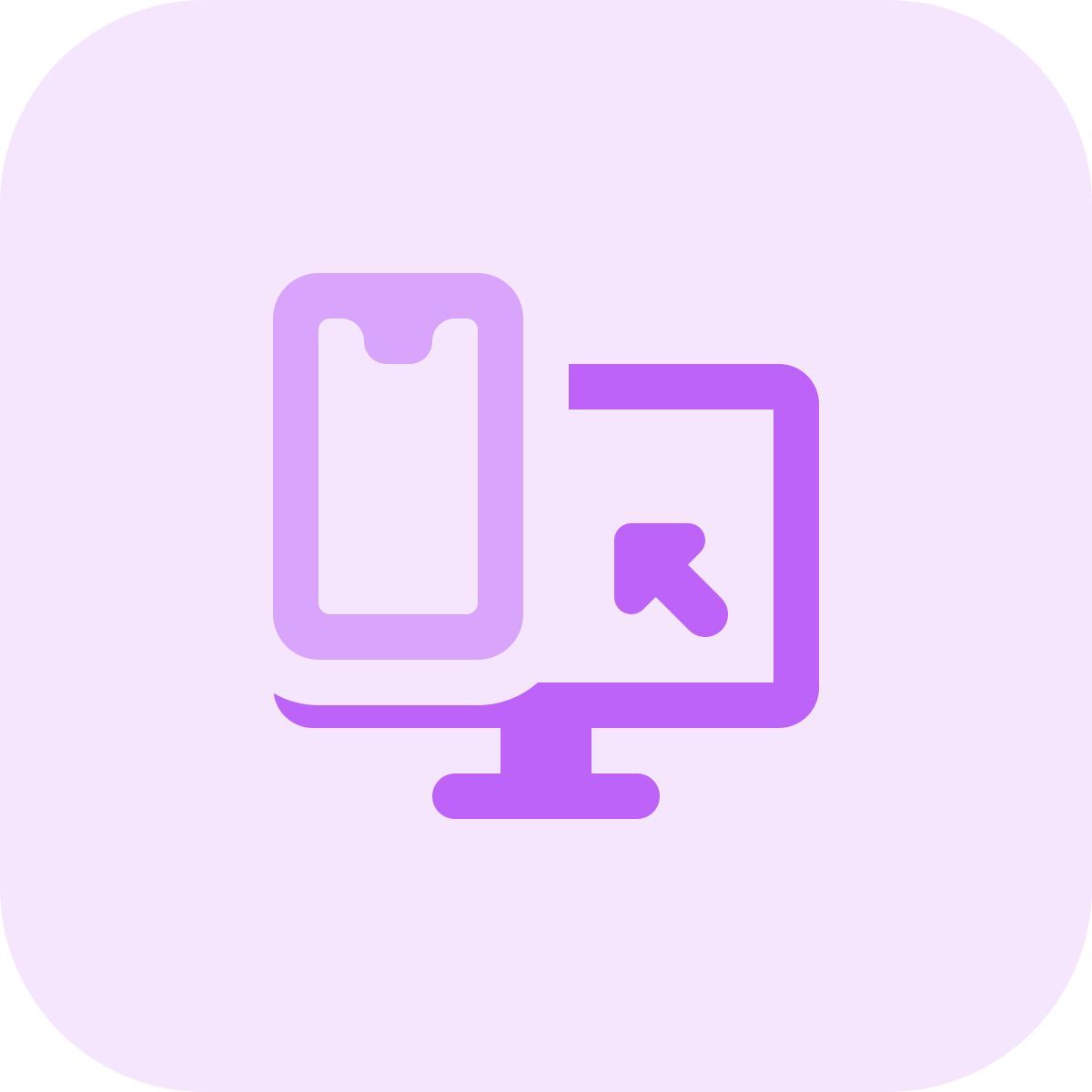 de computadora a teléfono icon