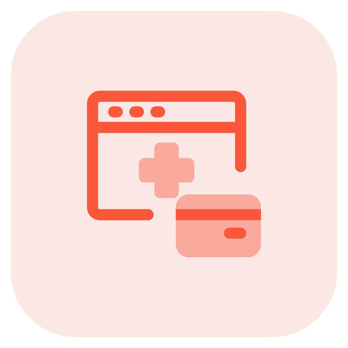 online medical bills icon