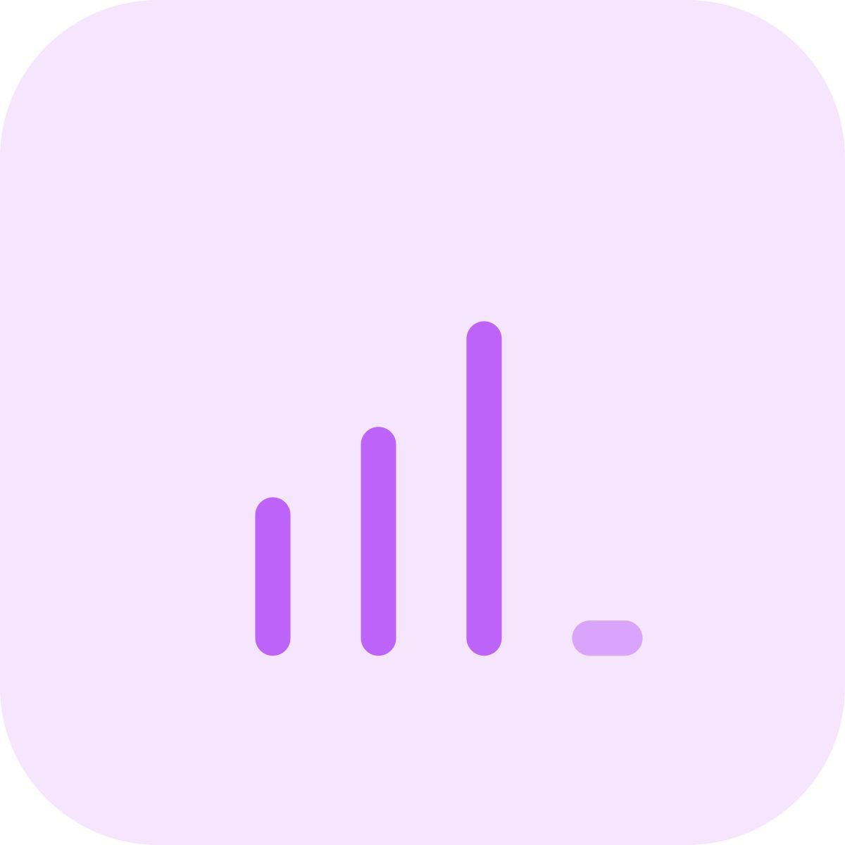 mittleres signal icon