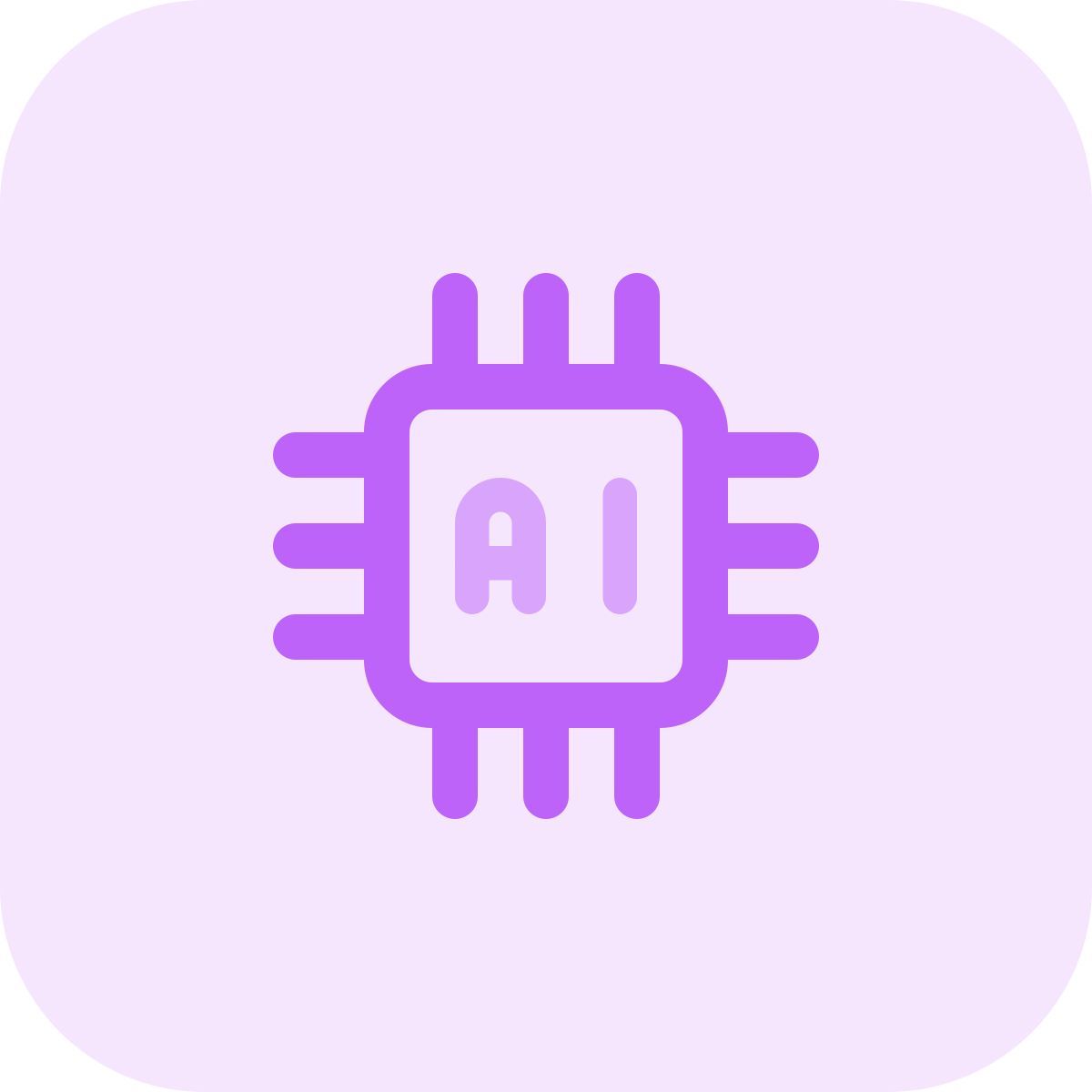 ai microprocessor icon