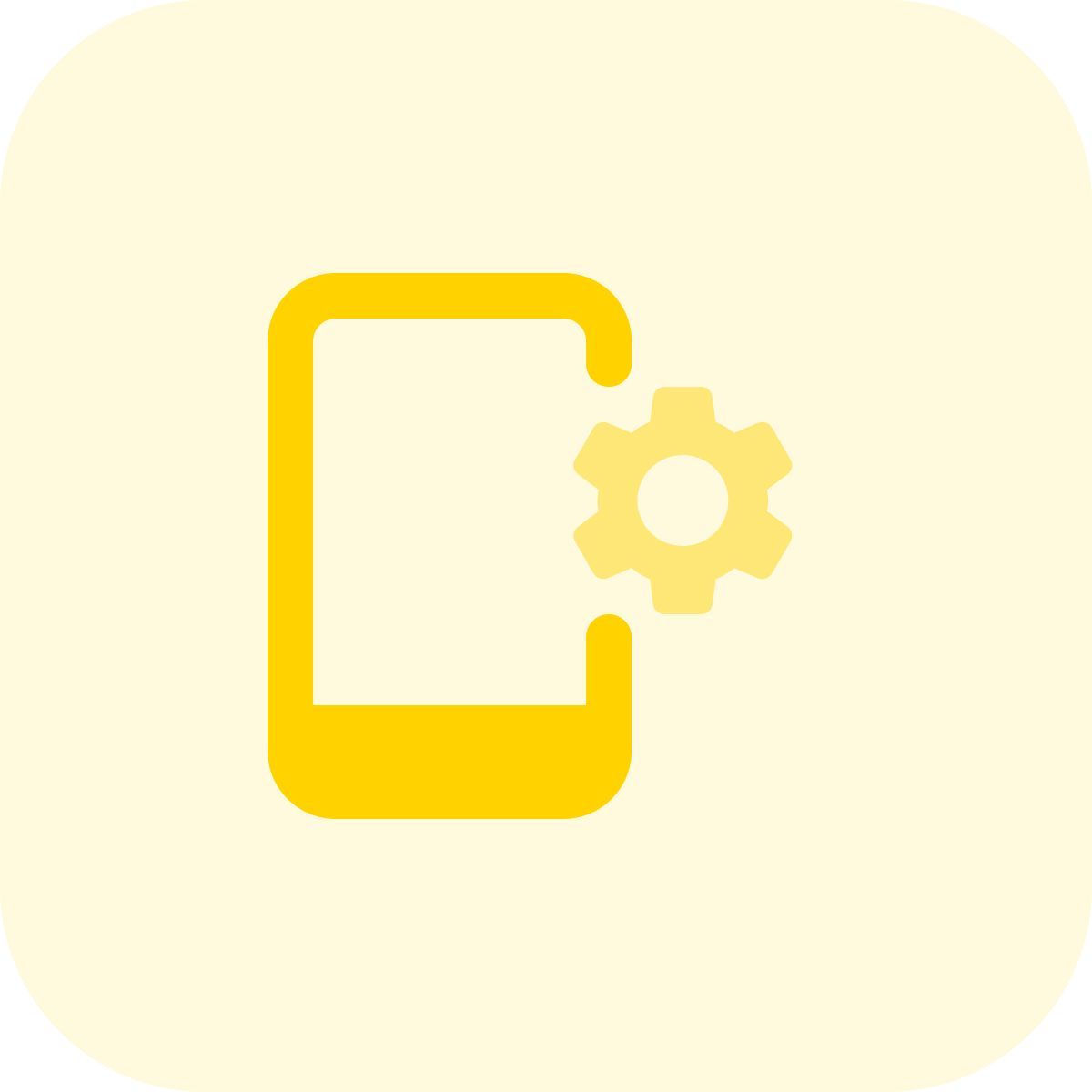 configuración móvil icon