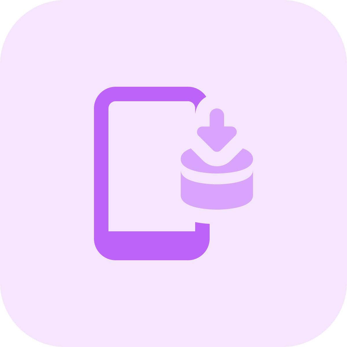 mobile download icon