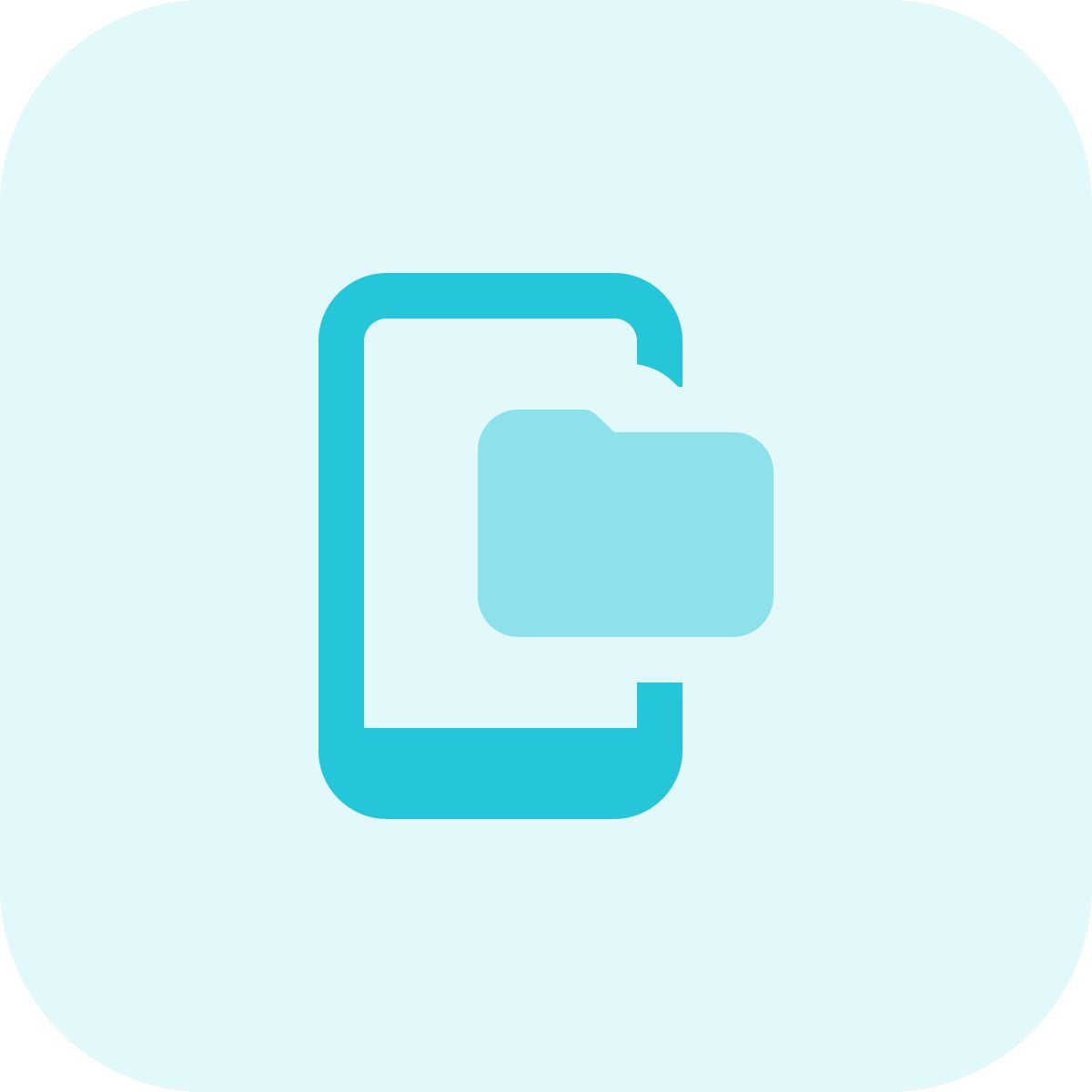 mobile folder icon