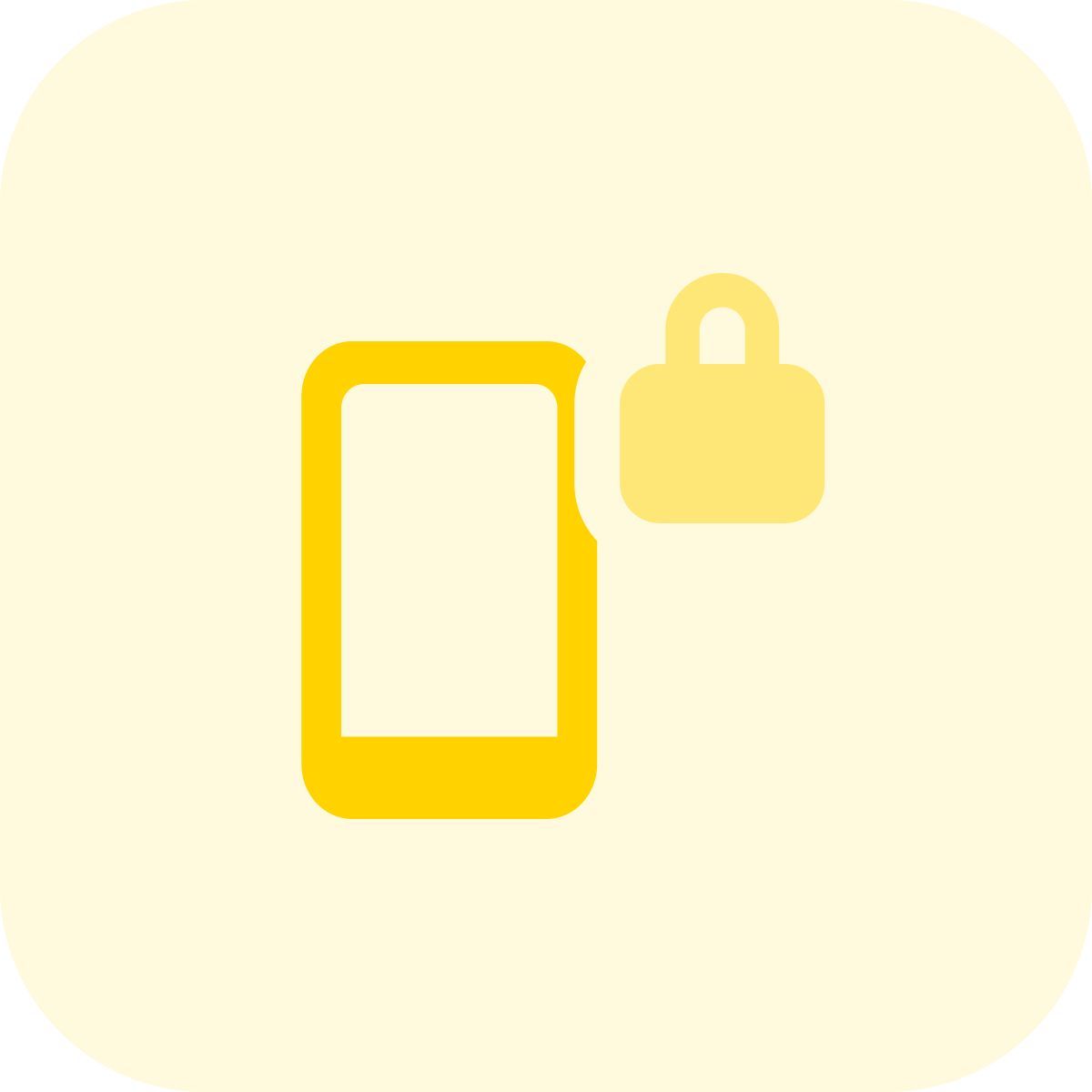 locked phone icon