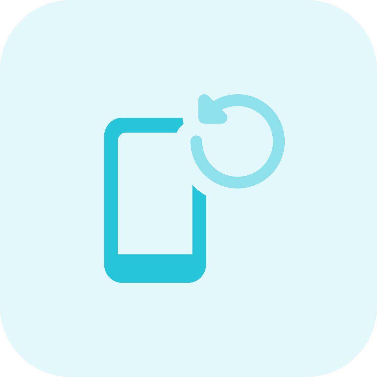 smartphone refresh icon