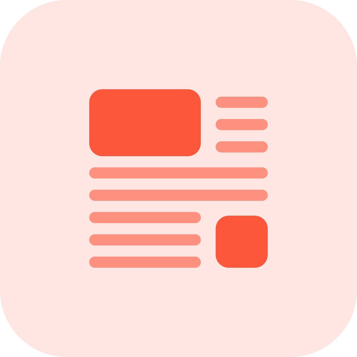 기사 레이아웃 icon