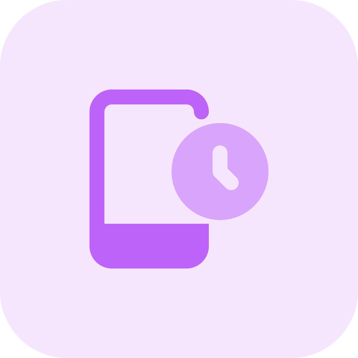phone timer icon
