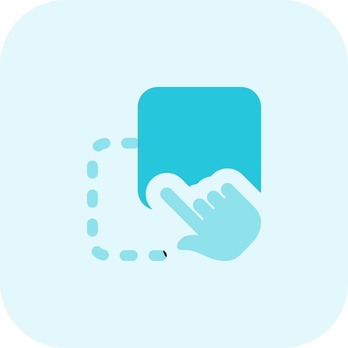 ziehen und ablegen icon