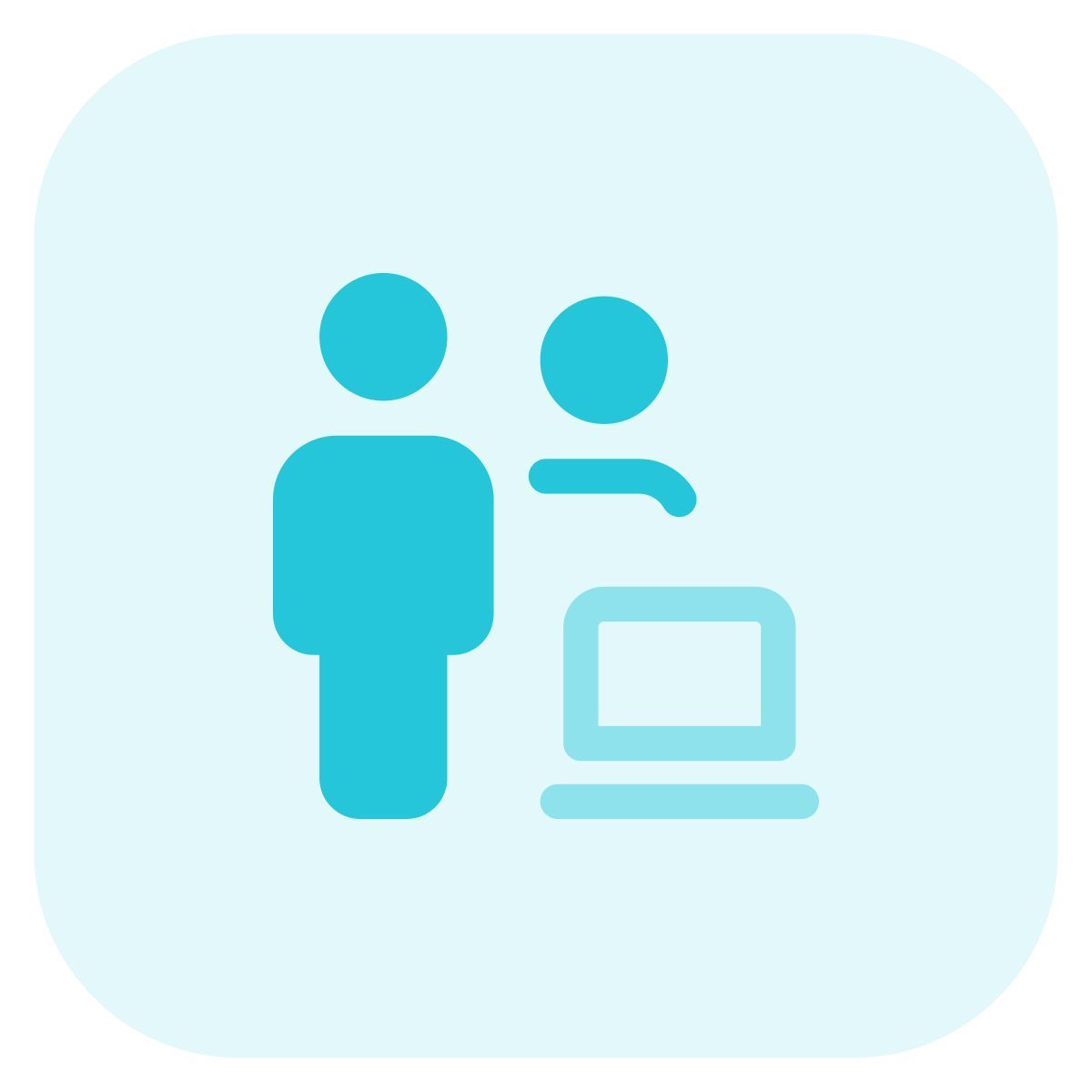 laptop users icon