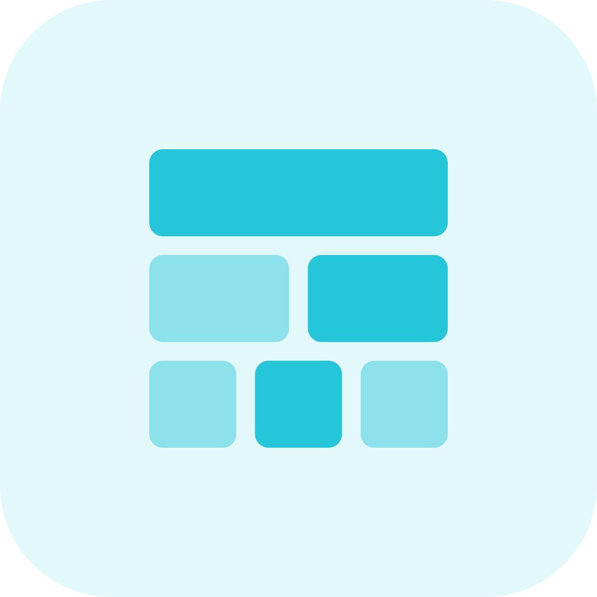 segmented layout icon