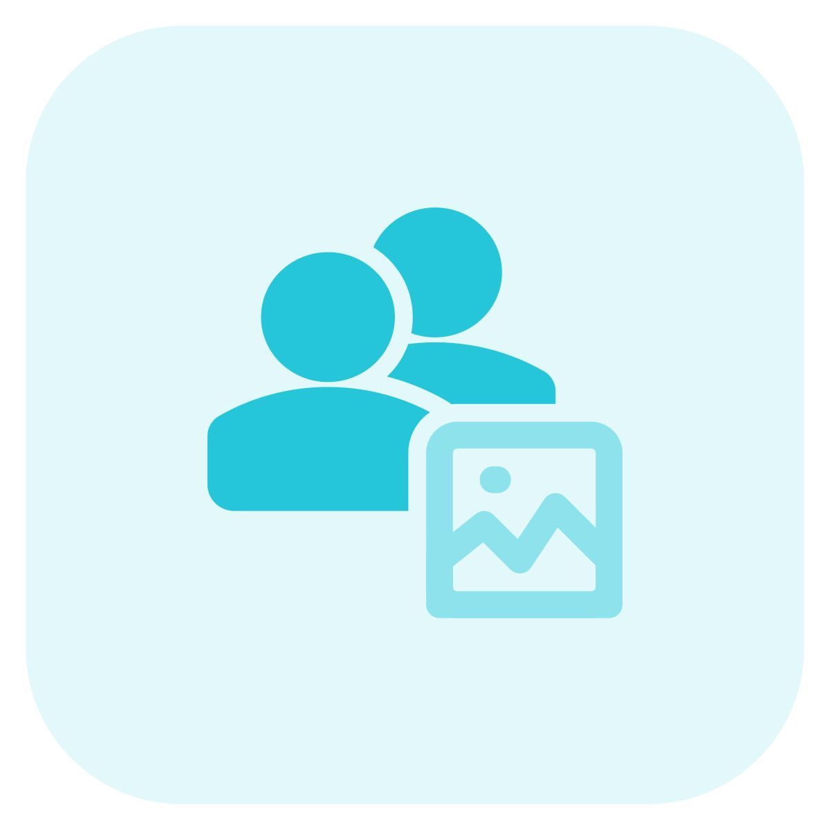 externe mehrere benutzer teilen das bild online im web messenger classicmultiple tritone tal revivo icon