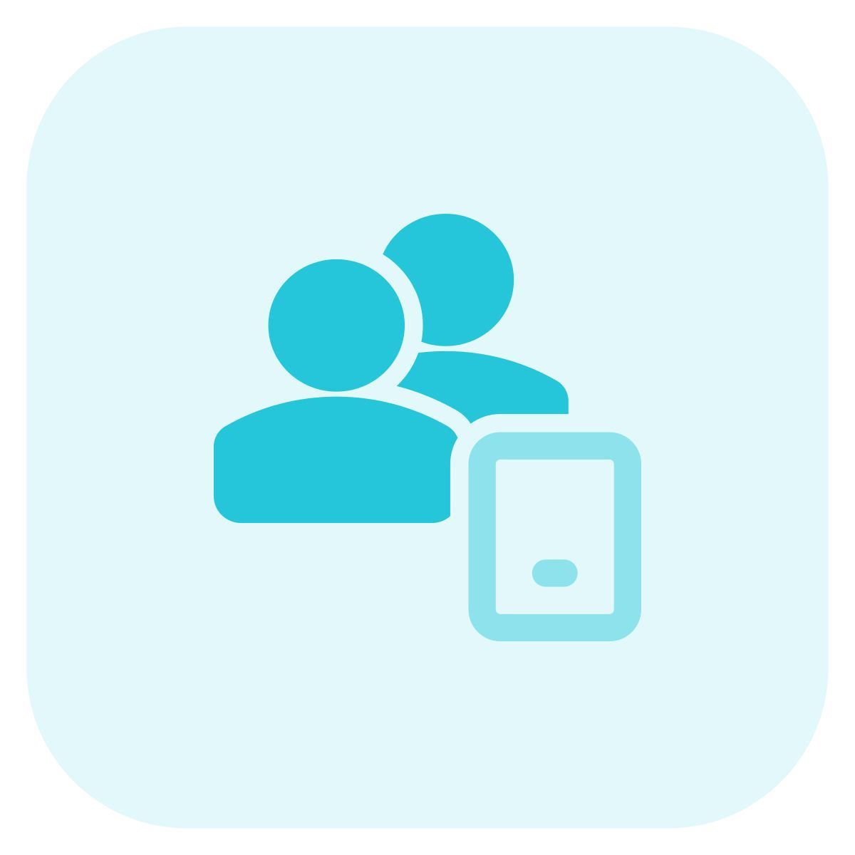 smartphone users icon