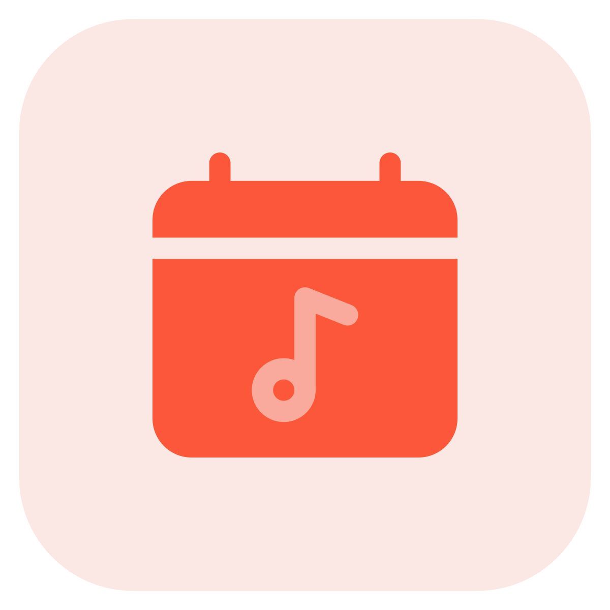 music calendar icon