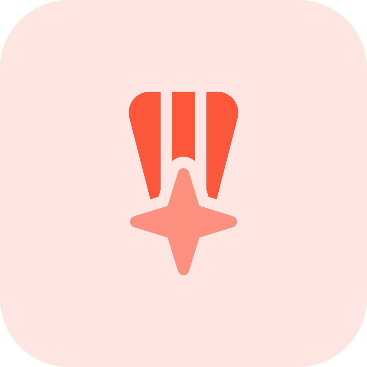 medalla de servicio de la marina icon