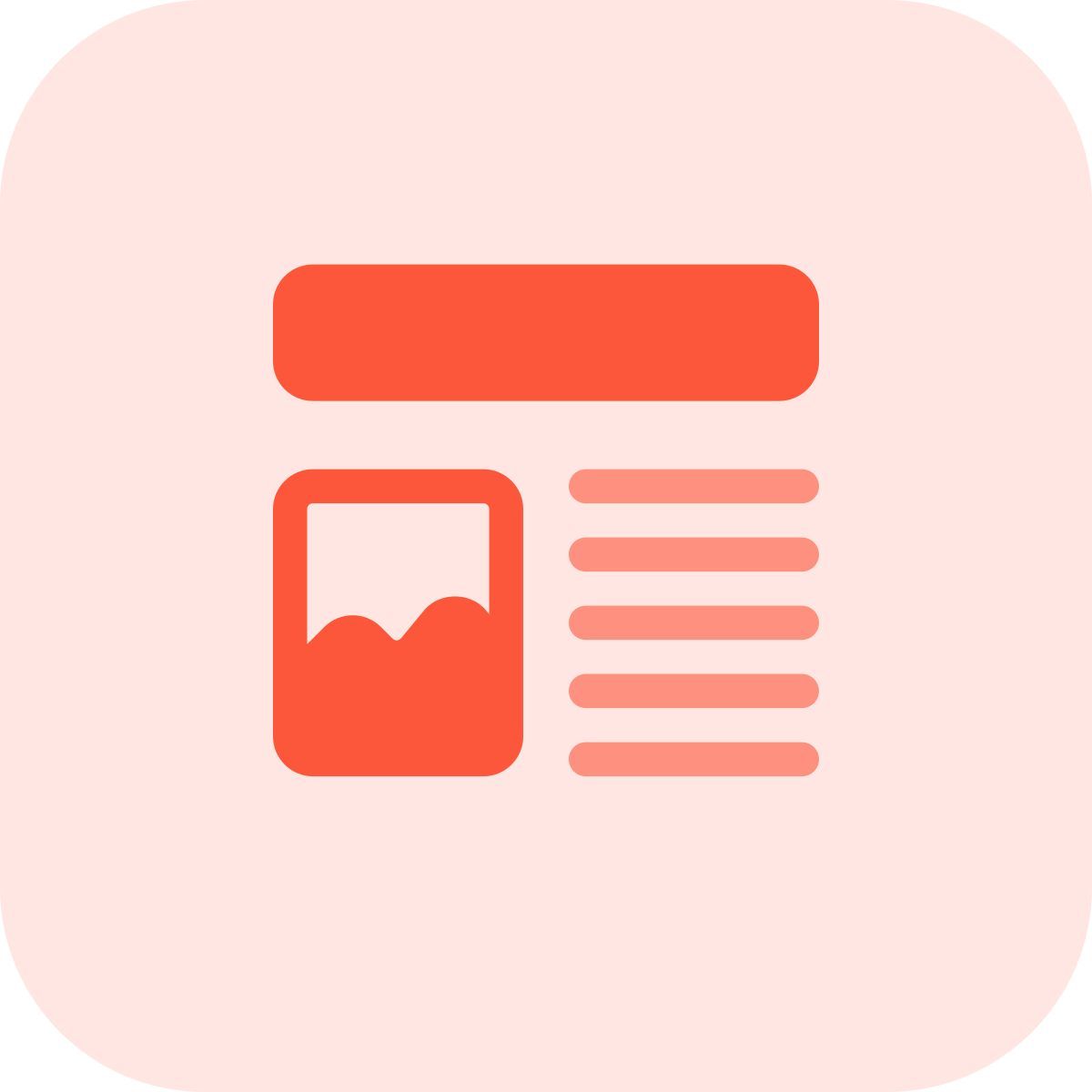 news article with image icon