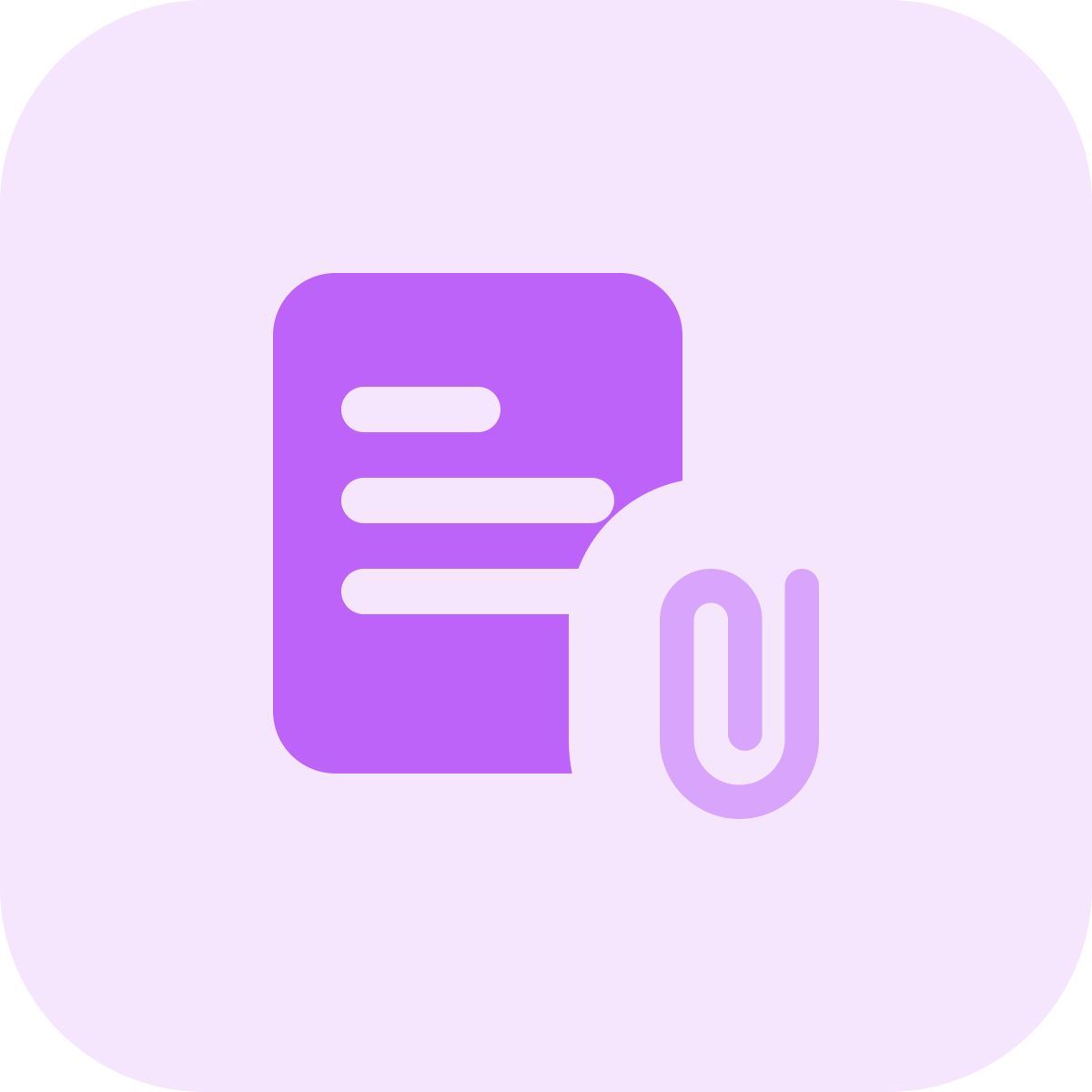 dokument anhängen icon