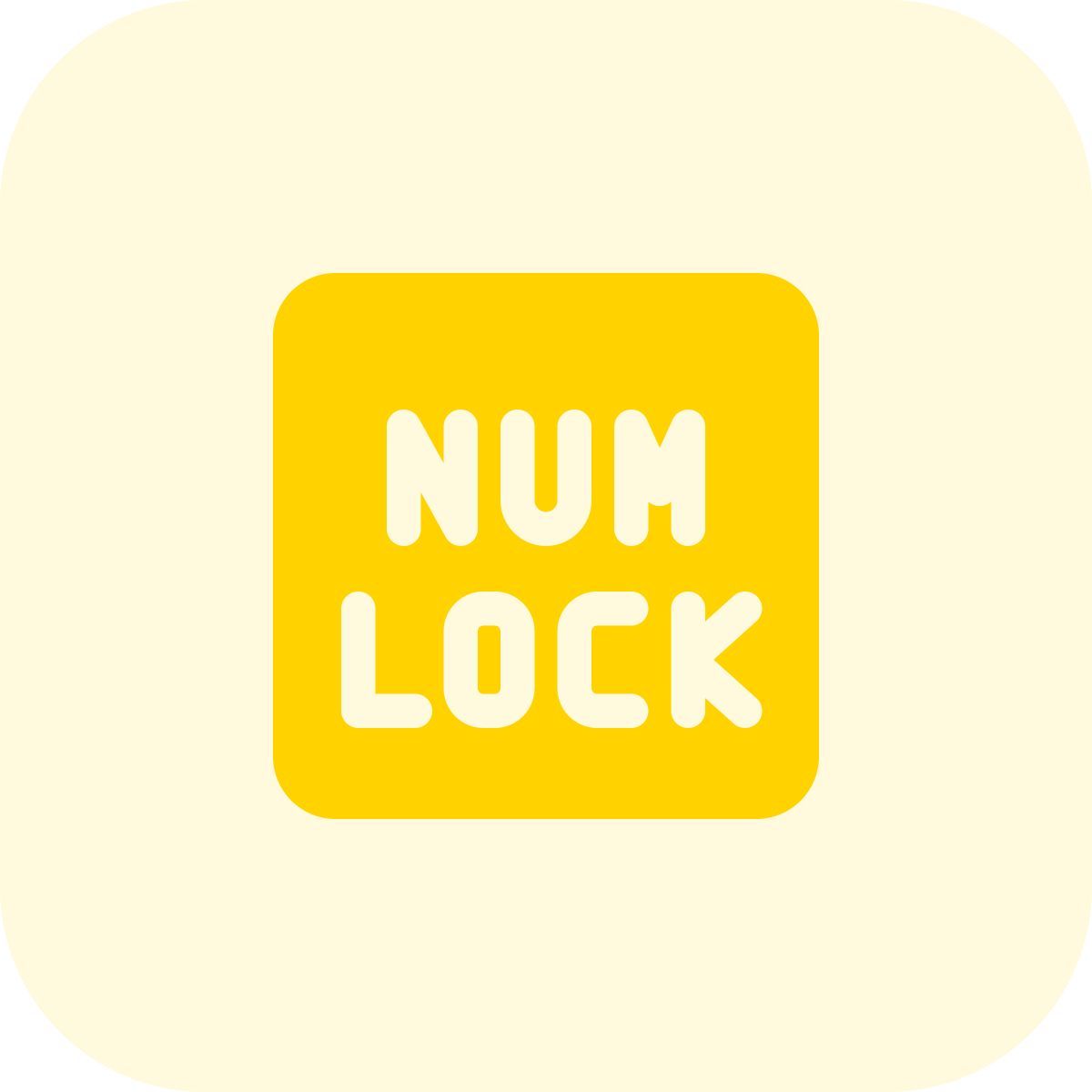 num lock icon