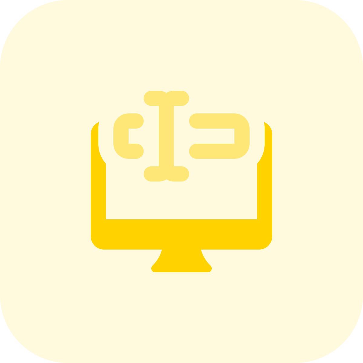 digitação na área de trabalho icon
