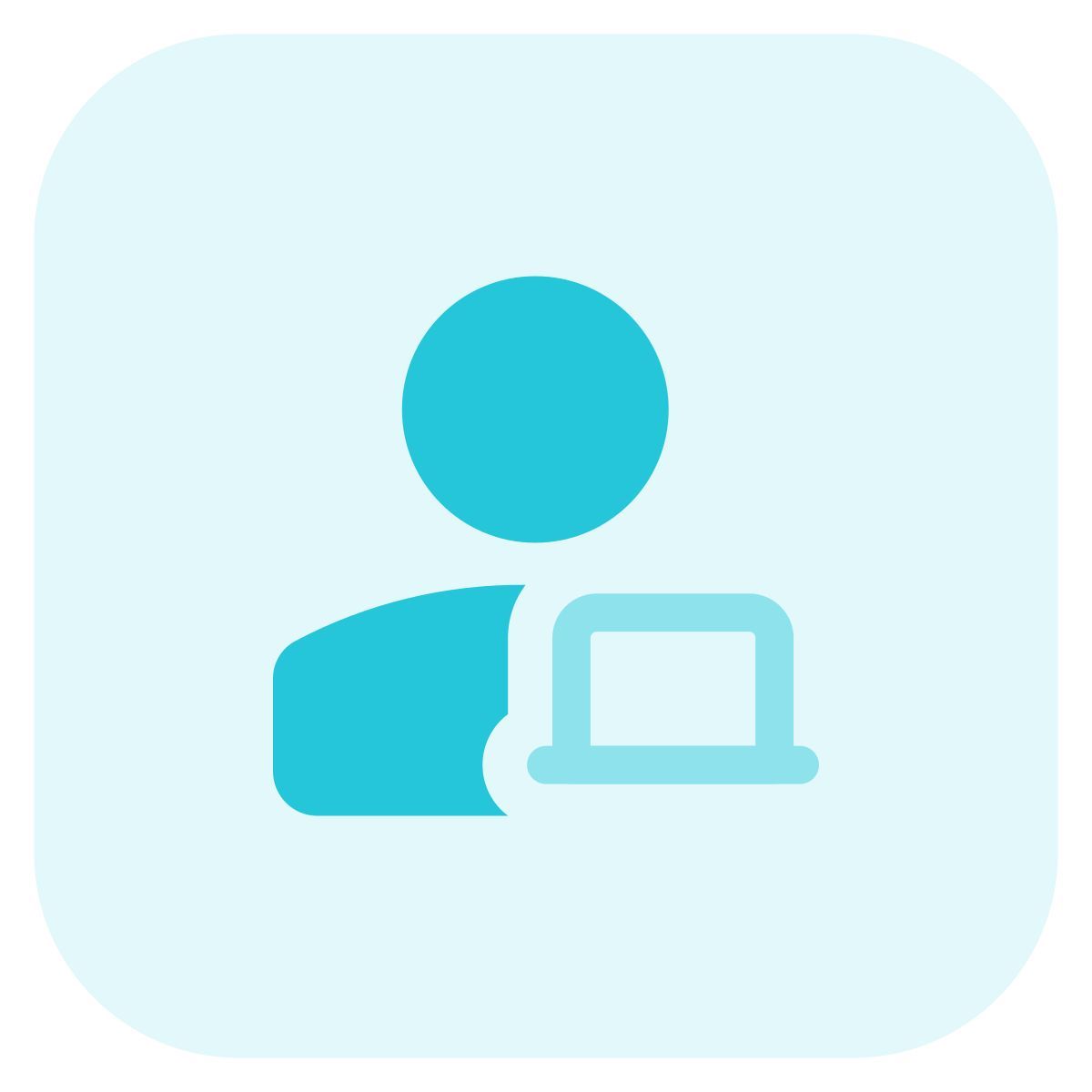 utilisateur d'ordinateur portable icon